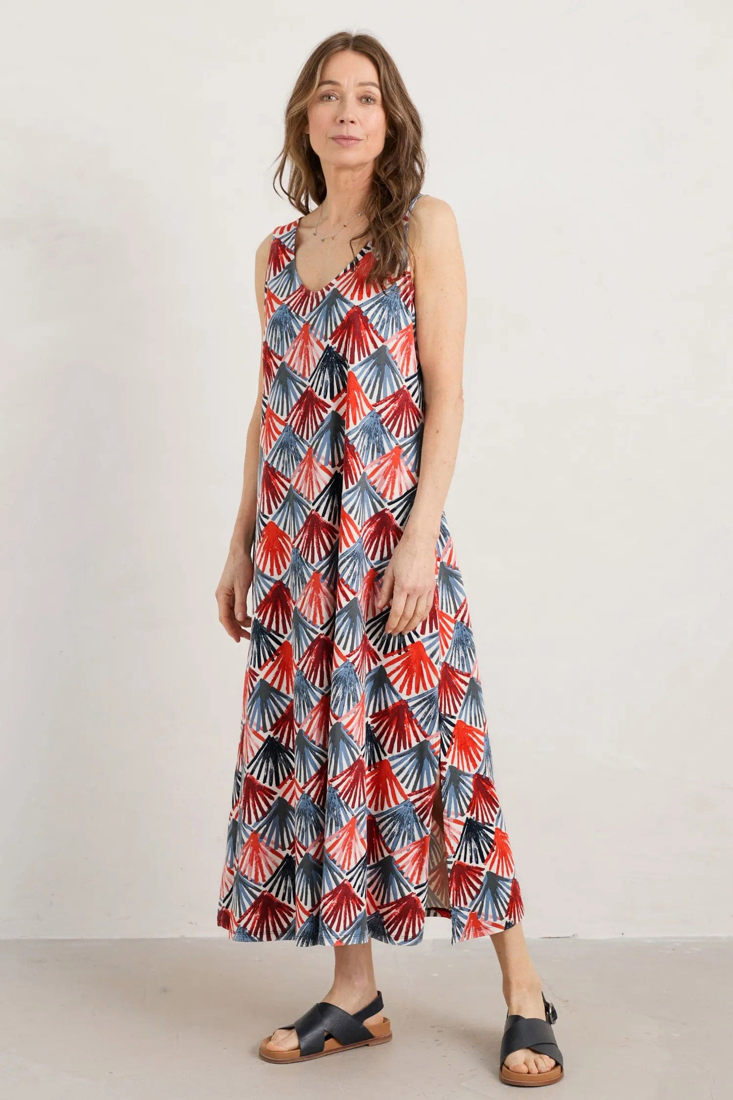 Seasalt Rosa Dress - Scallop Fans Chalk