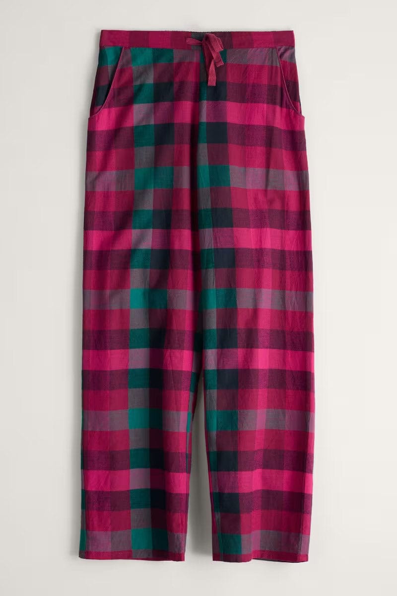 Seasalt Sailing Moon Pyjamas - Quartz Pebble Dark Freesia