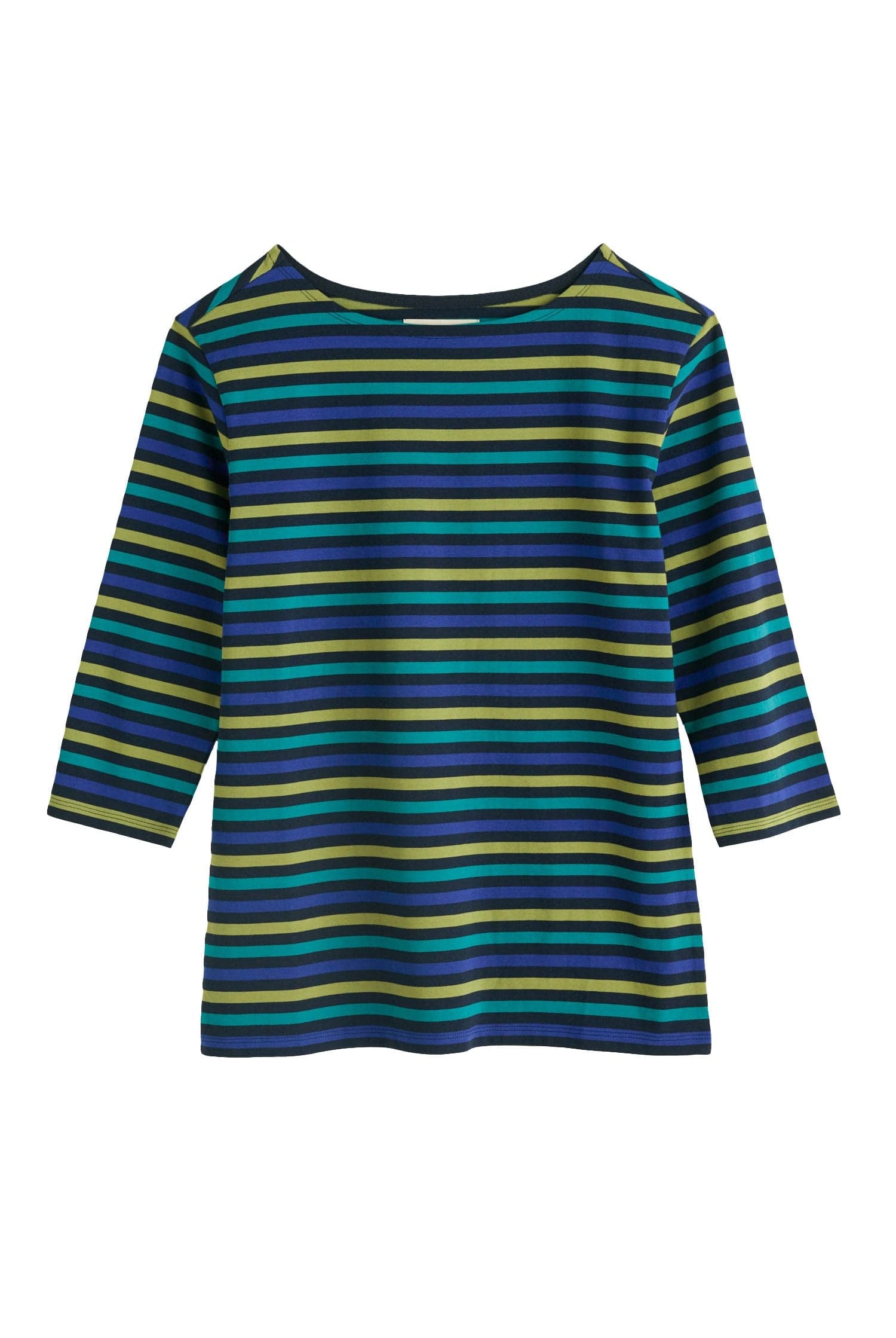 Seasalt Sailor 3/4 Sleeve Top - Tri Mini Cornish Emulsion