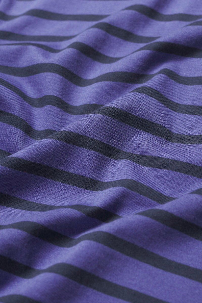 Seasalt Sailor Shirt - Breton Dark Bilberry Maritime