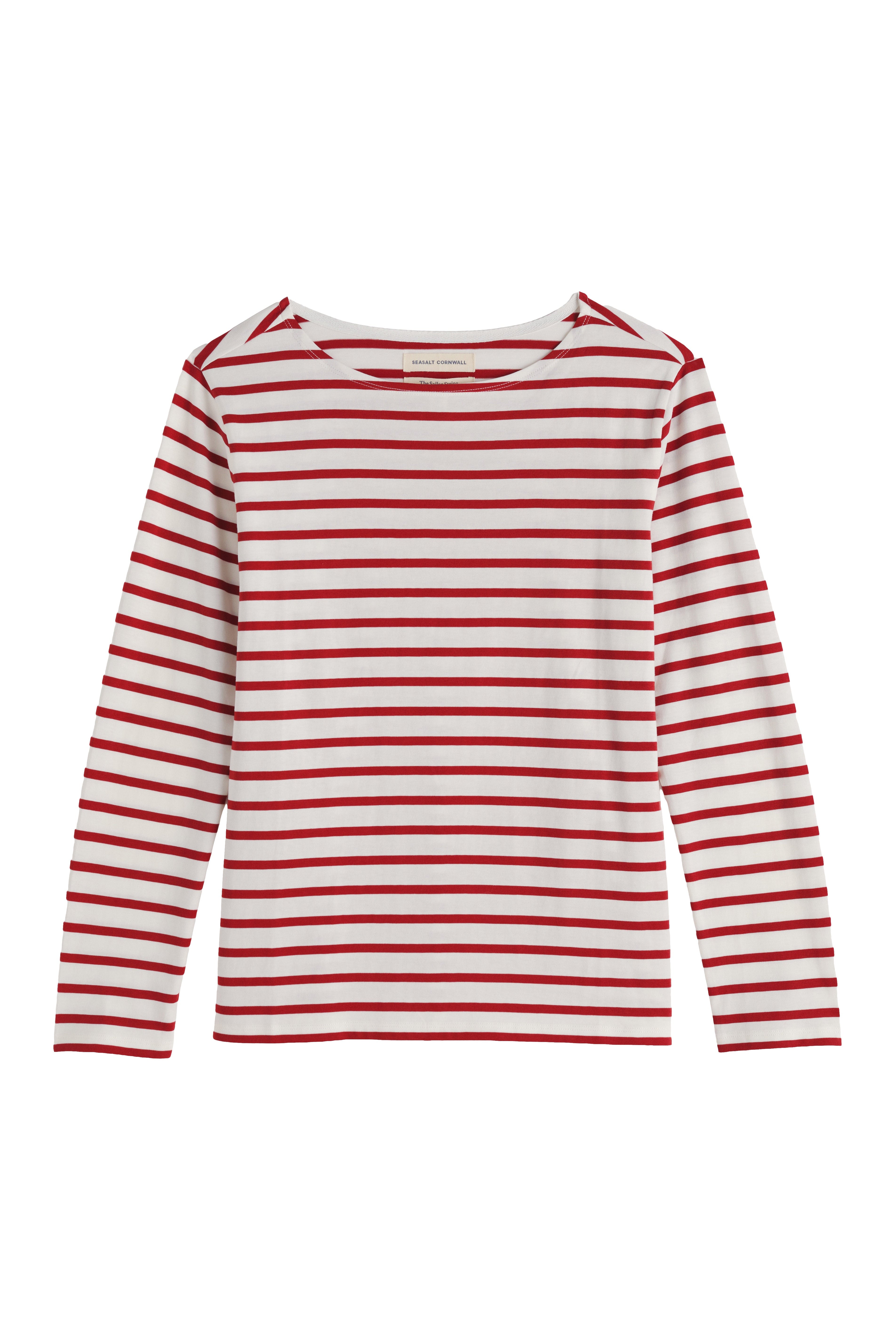 Seasalt Sailor Shirt - Breton Deep Rust