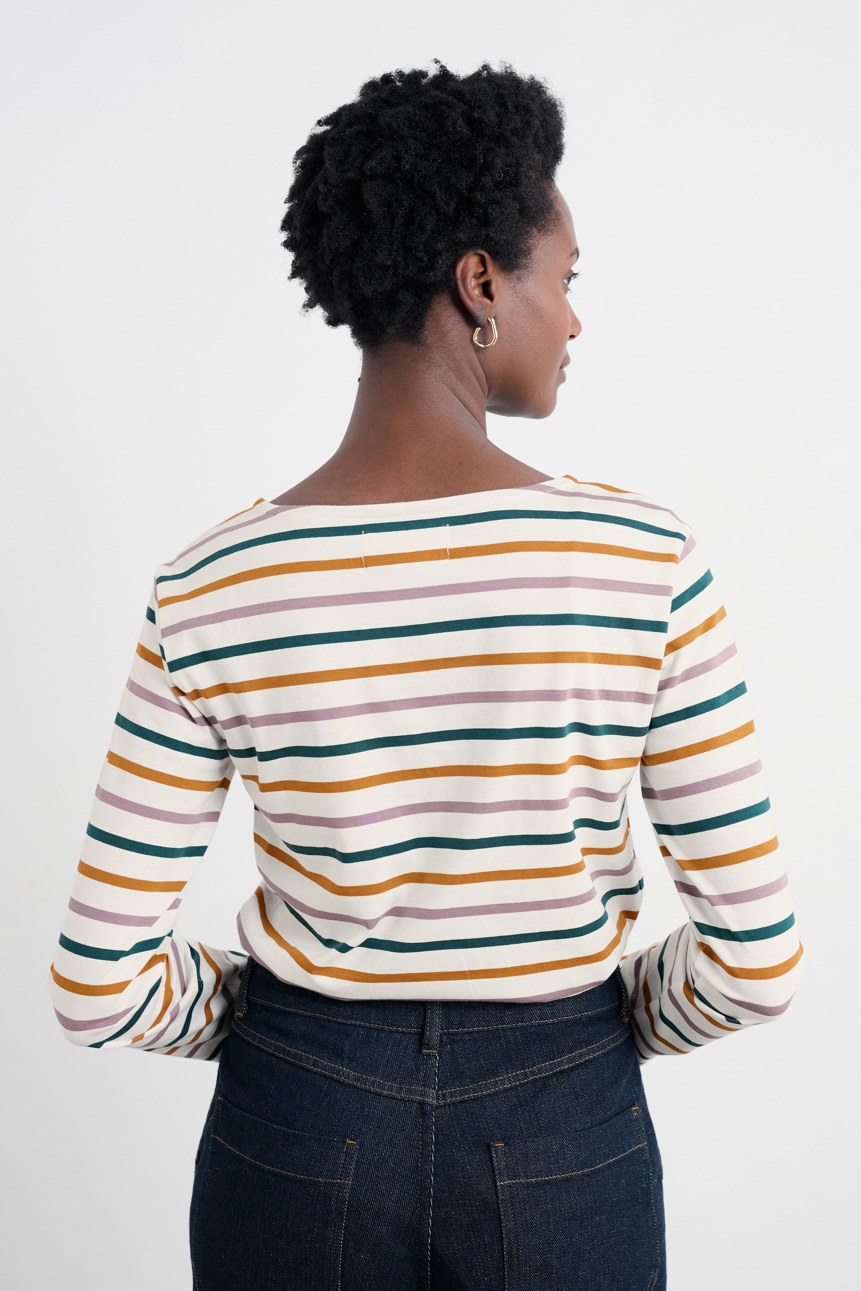 Seasalt Sailor Shirt - Tri Breton Verte