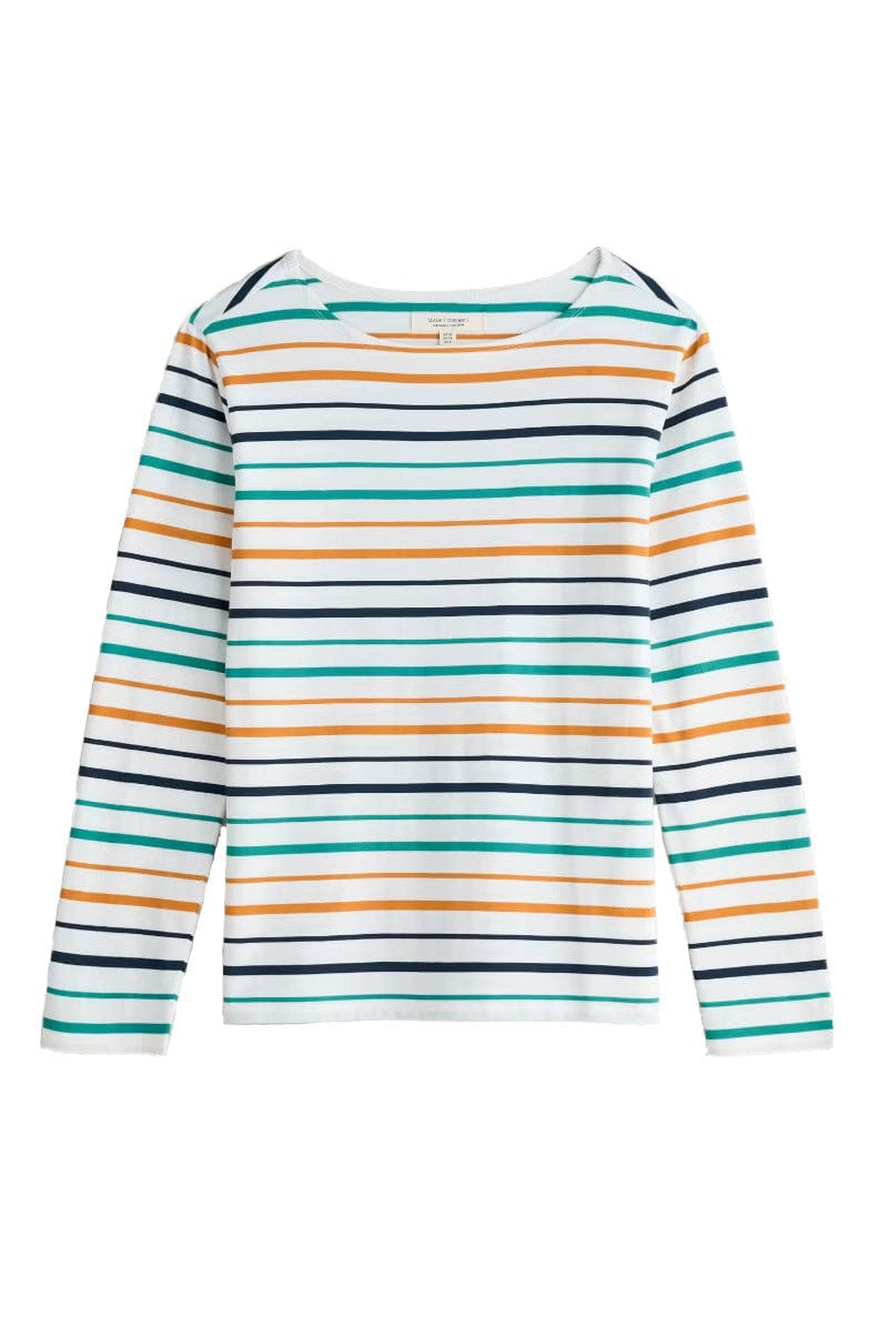 Seasalt Sailor Shirt - Tri Shore Chalk Rockpool