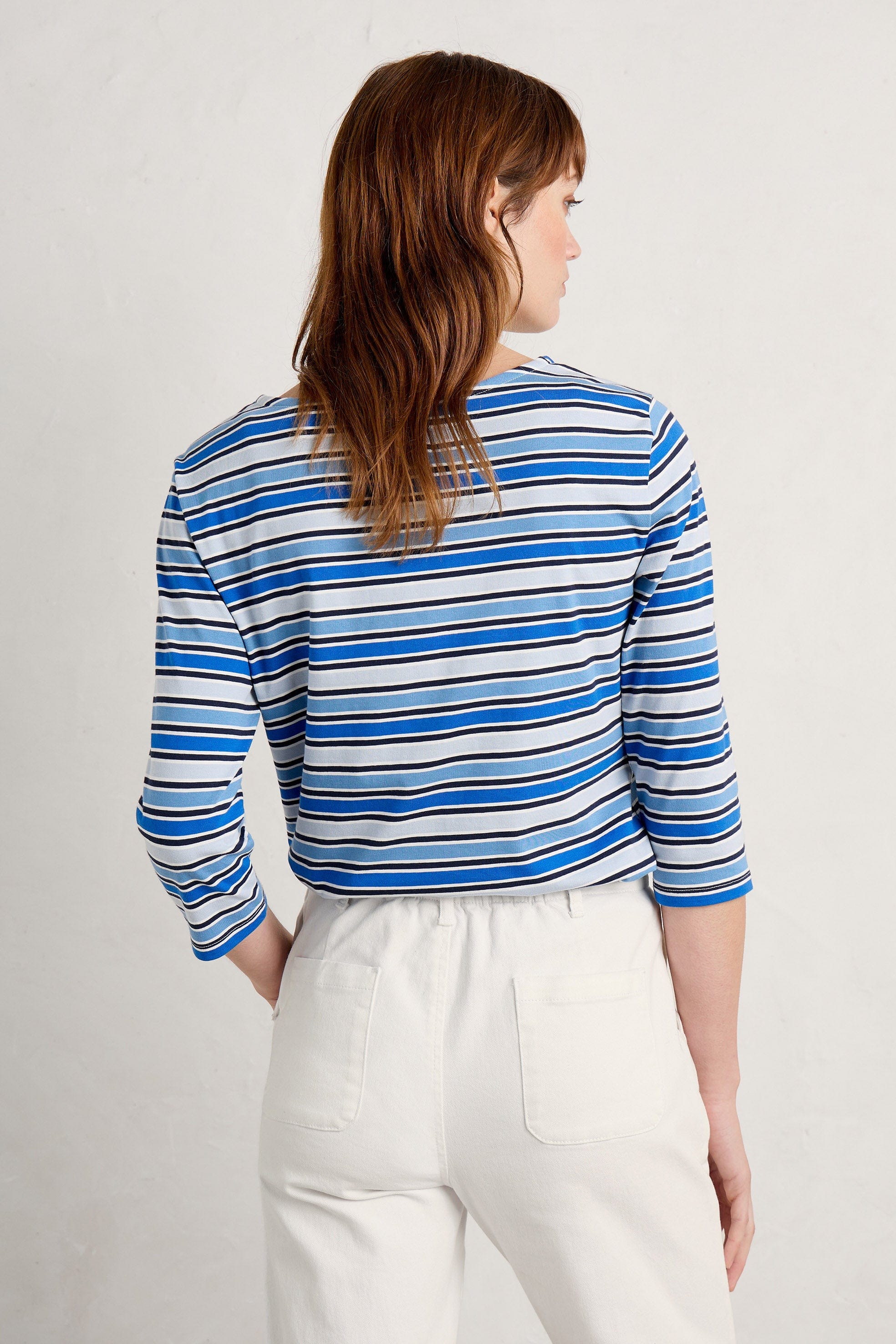 Seasalt Sailor Top - Odessa Chalk Blue Fog