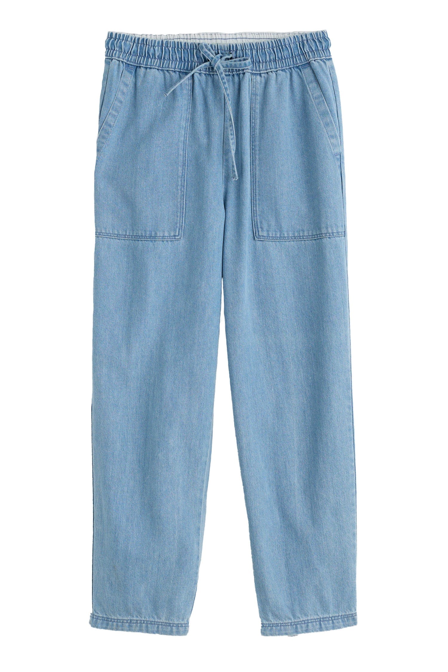 Seasalt Sholl Denim-Linen Trousers - Light Wash