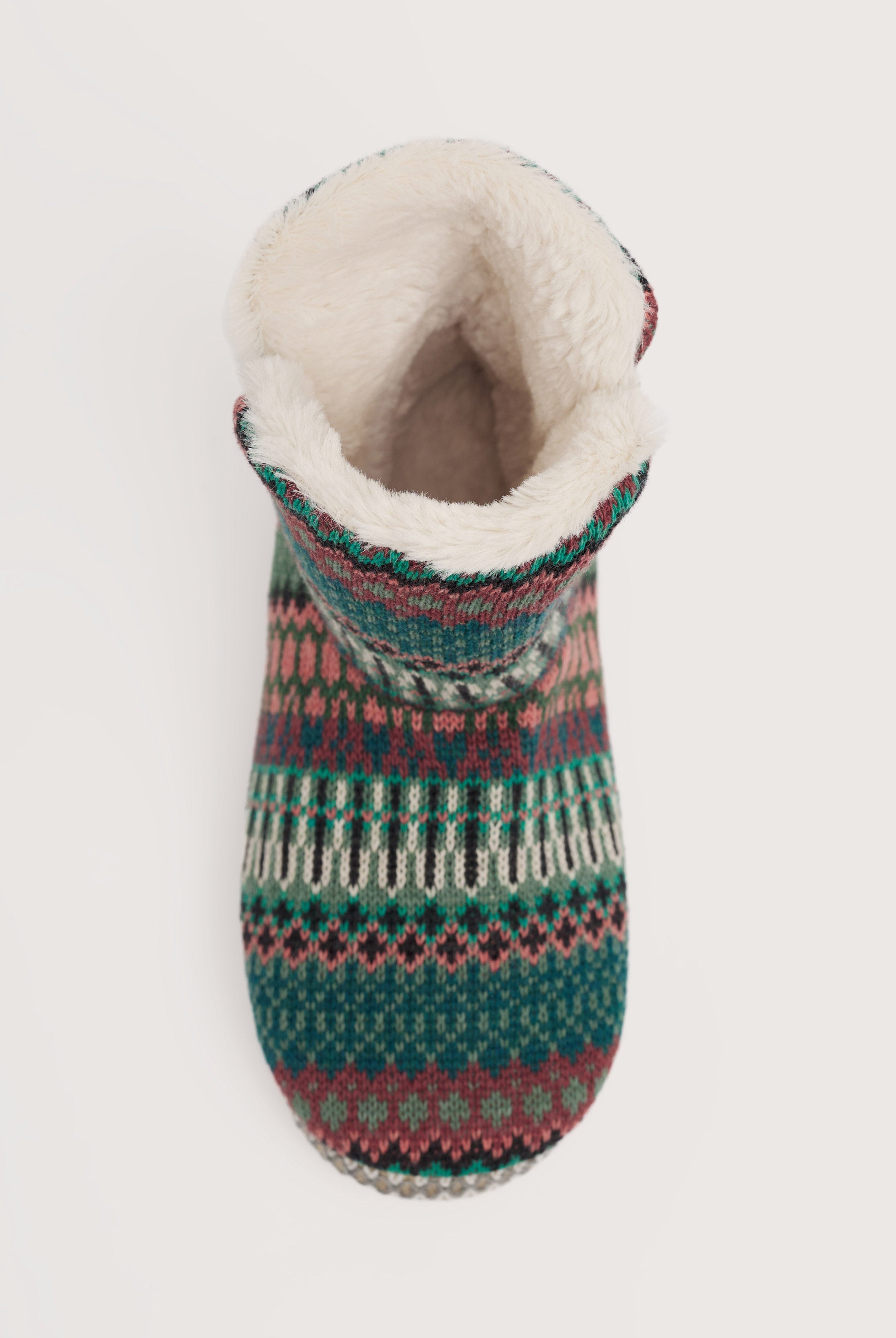 Seasalt Snooze Slipper Booties - Weaving Needle Dark Forage