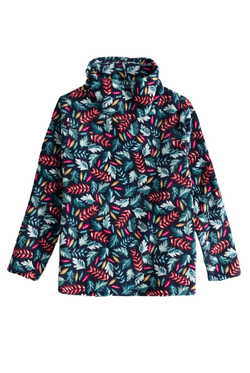 Seasalt Snugsoft Top - Sunlit Leaves Dark Jade