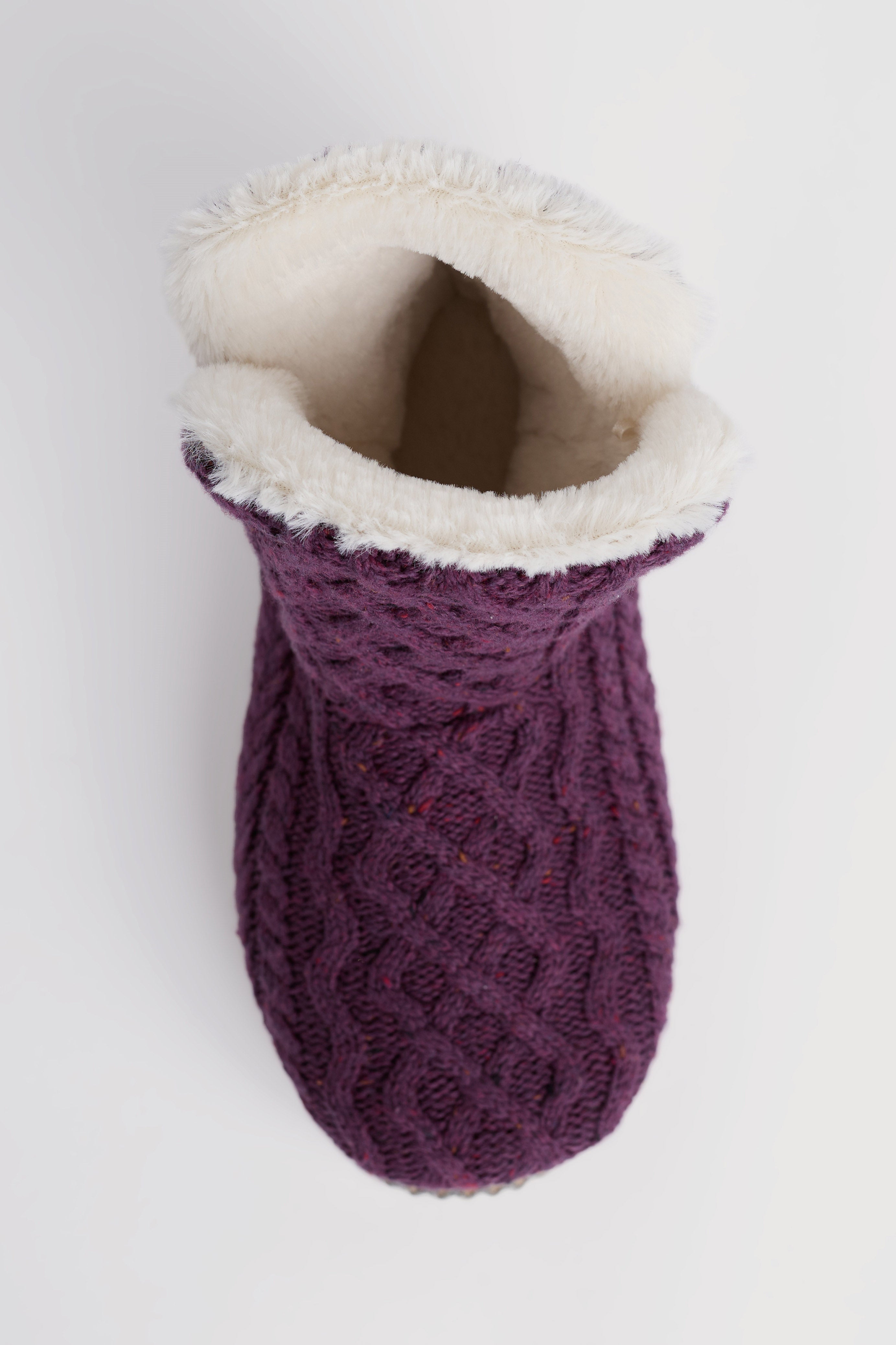 Seasalt Starry Night Slipper Booties - Grape