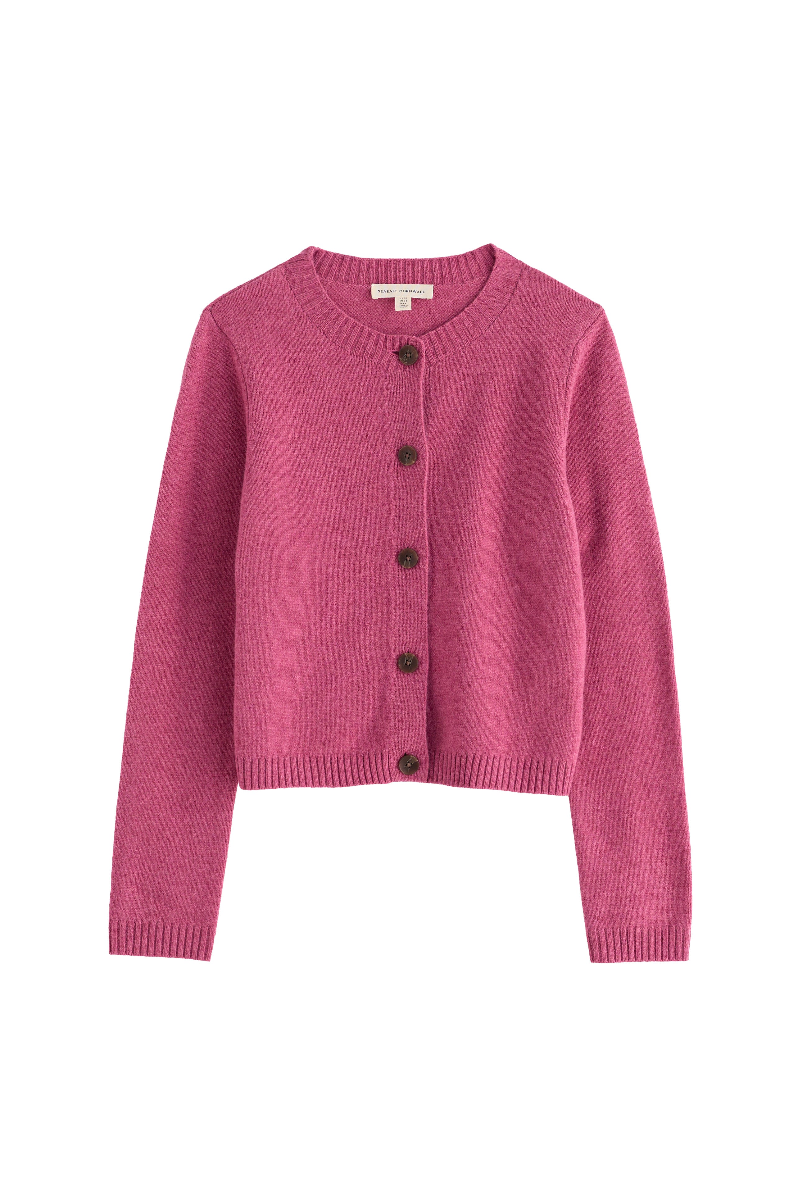 Seasalt Tern Tide Merino Blend Cardigan - Rosa