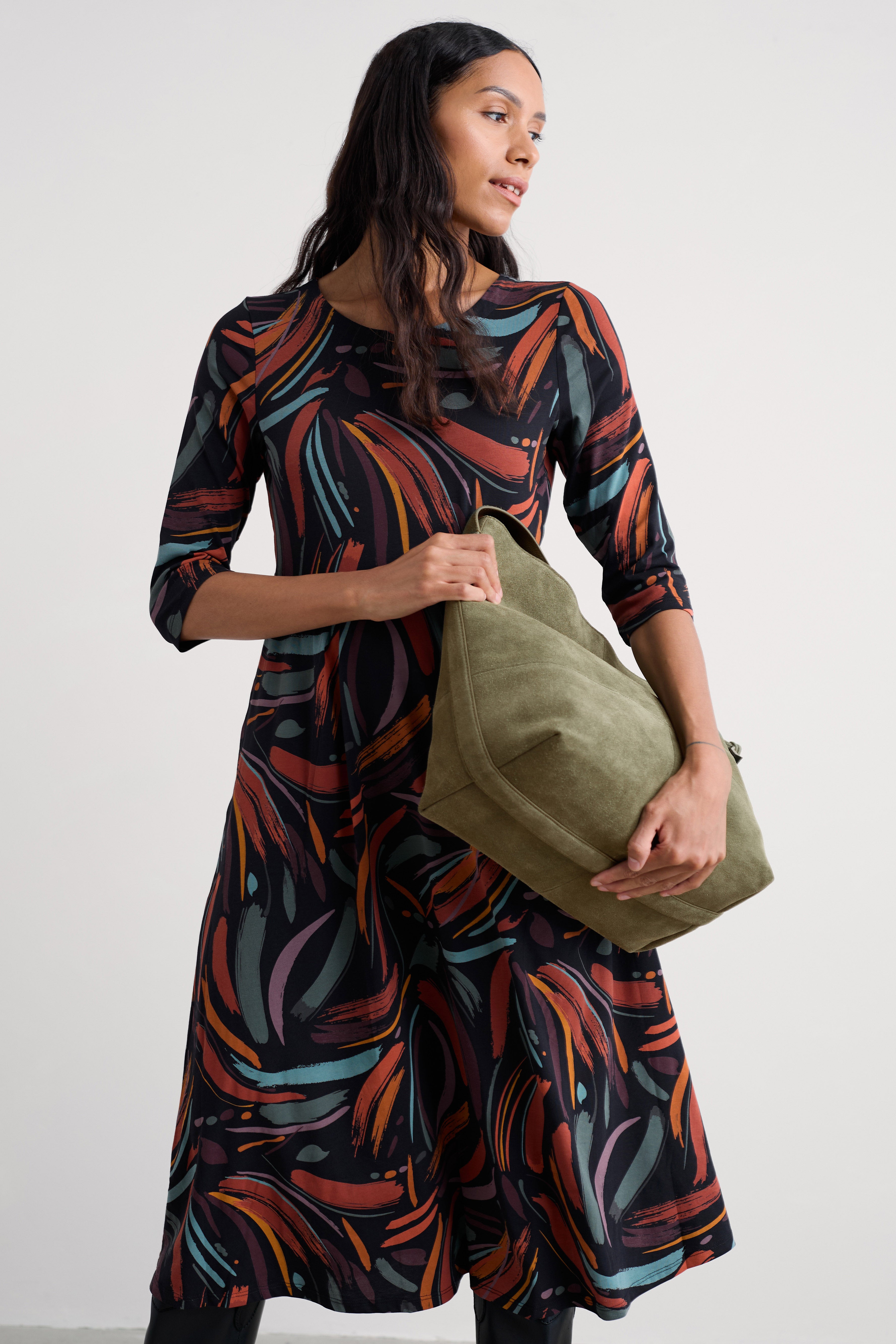 Seasalt Veronica Dress - Dune Marks Onyx