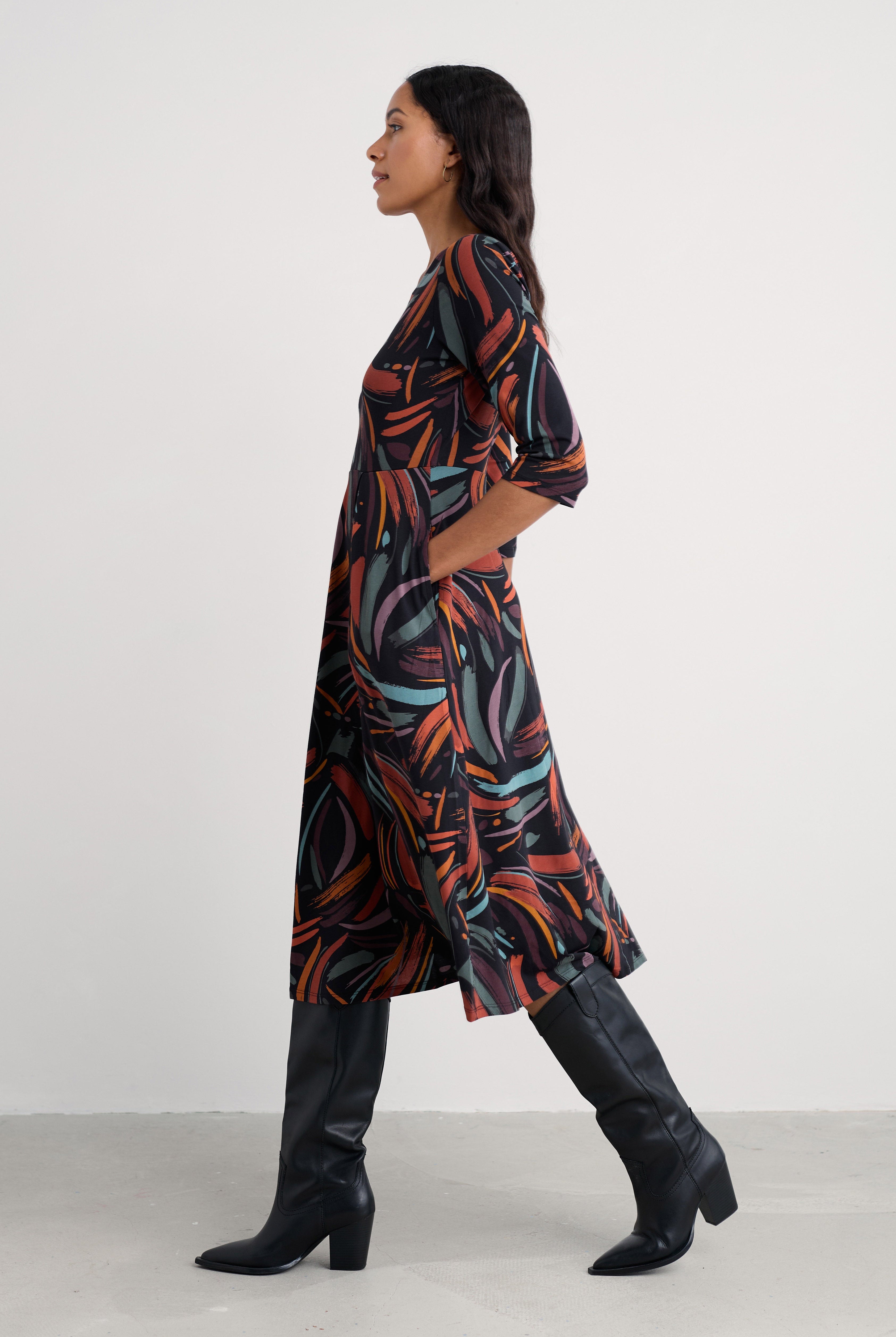 Seasalt Veronica Dress - Dune Marks Onyx