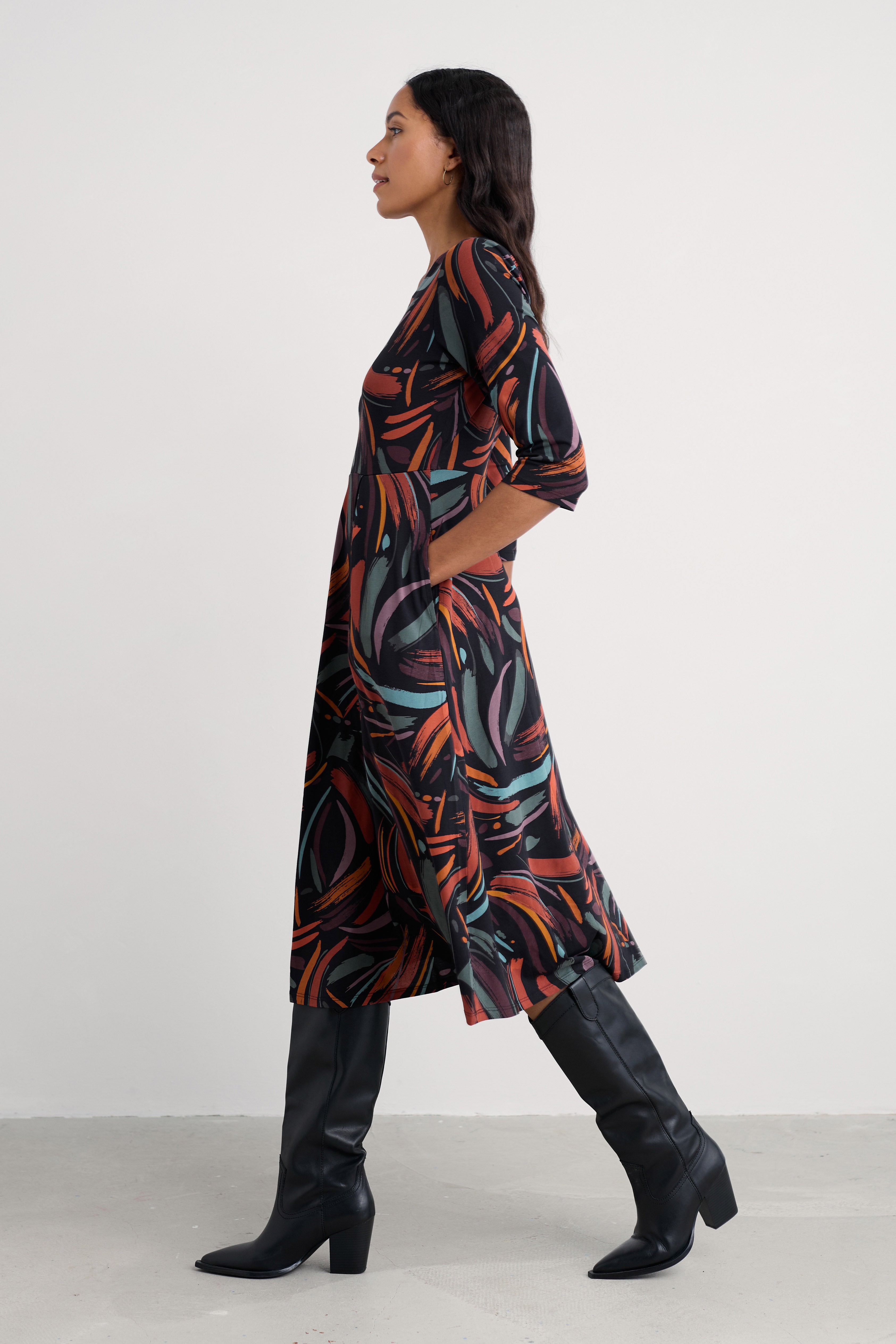 Seasalt Veronica Dress - Dune Marks Onyx