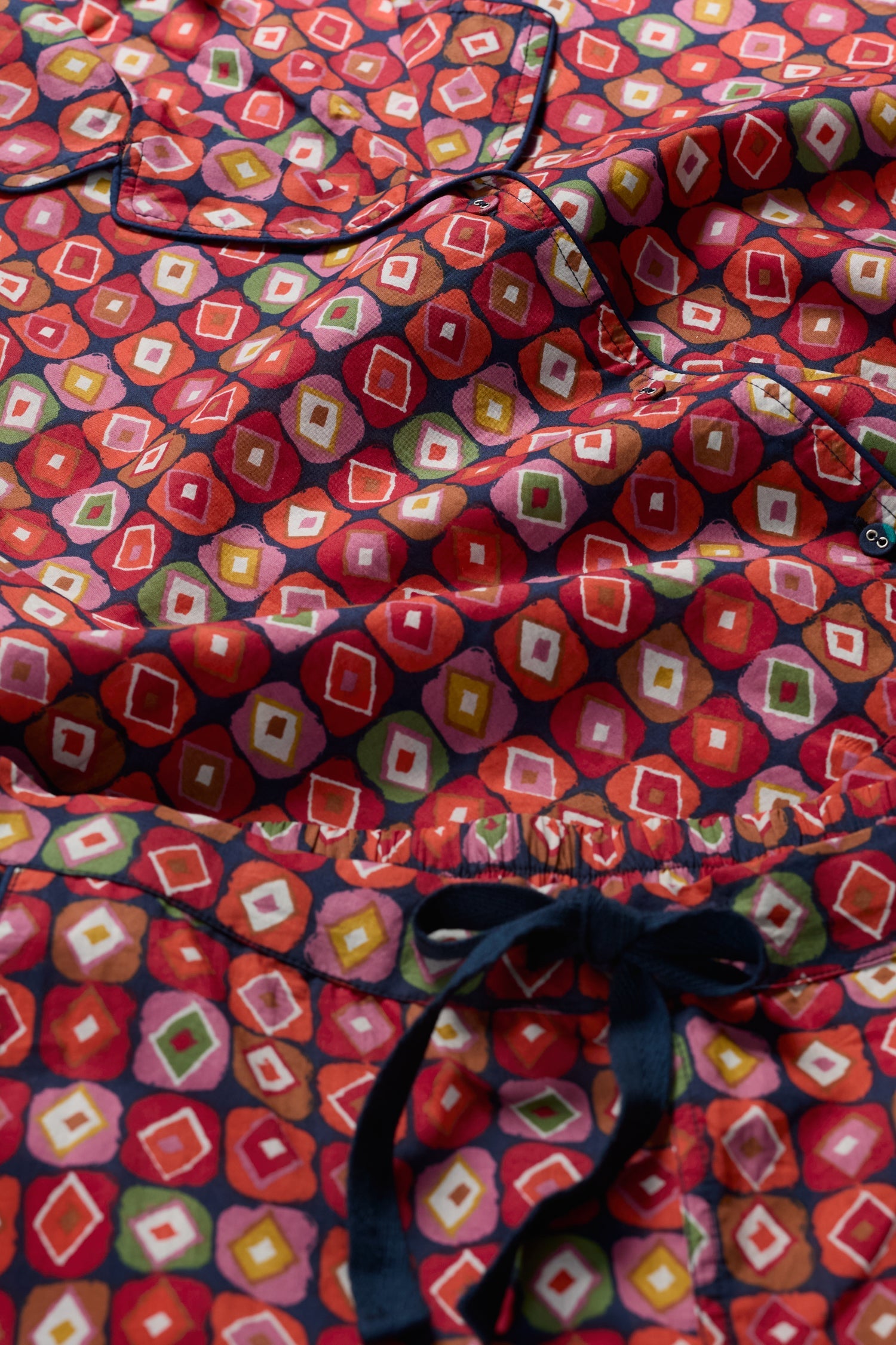 Seasalt View Point Pyjamas - Printed Diamonds Mix