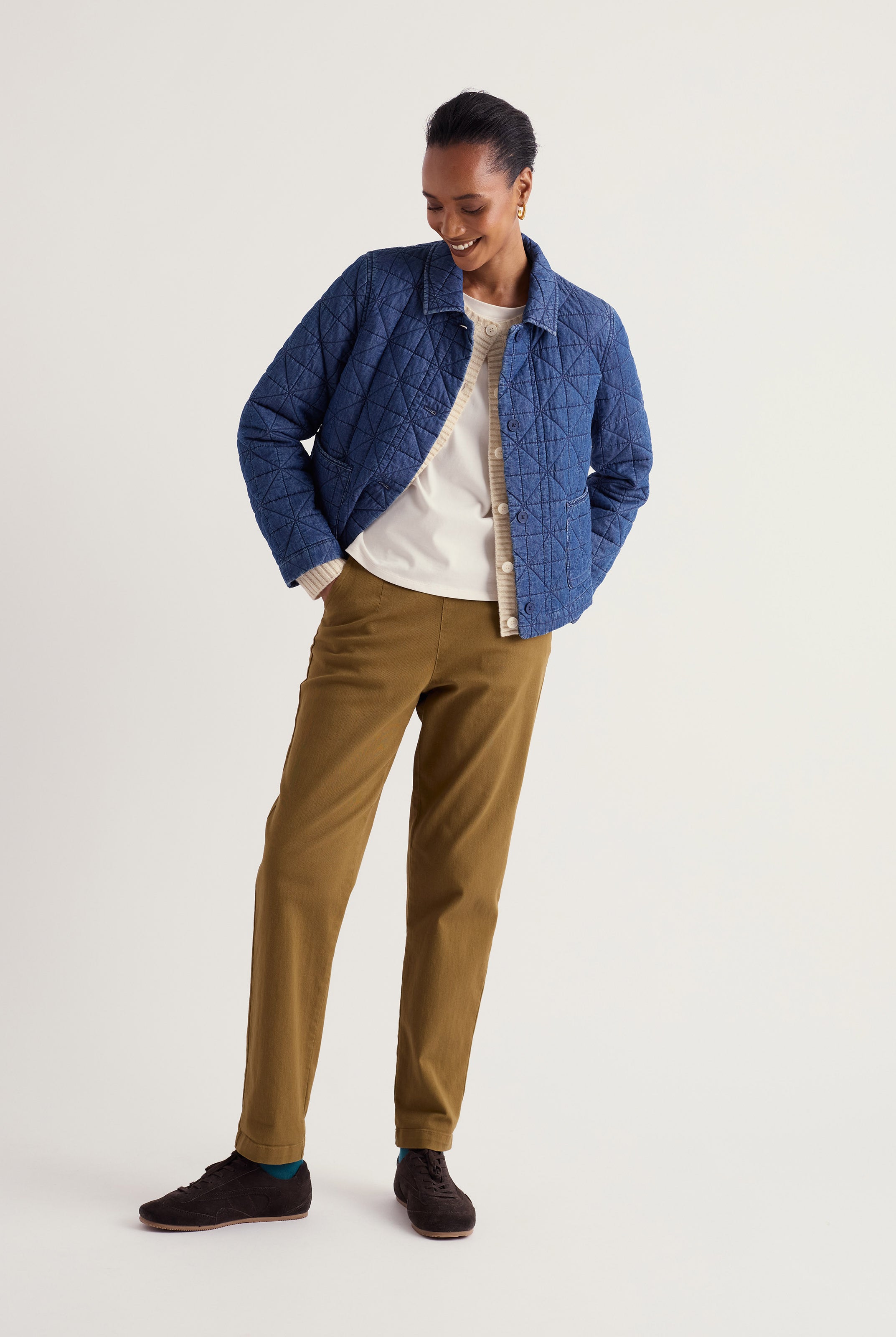 Seasalt Waterdance Trouser - Fern Moss