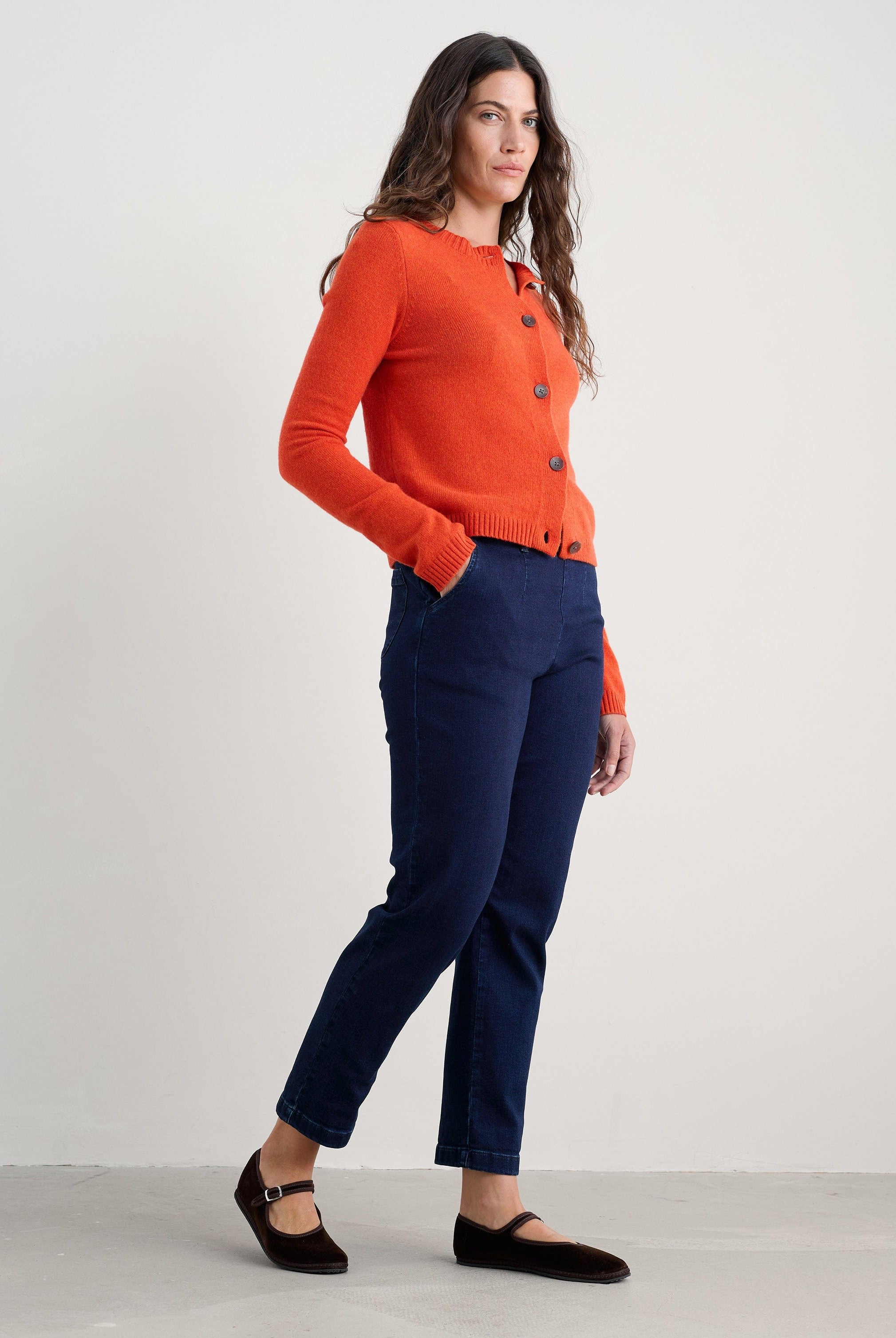 Seasalt Waterdance Trousers - Dark Indigo Wash