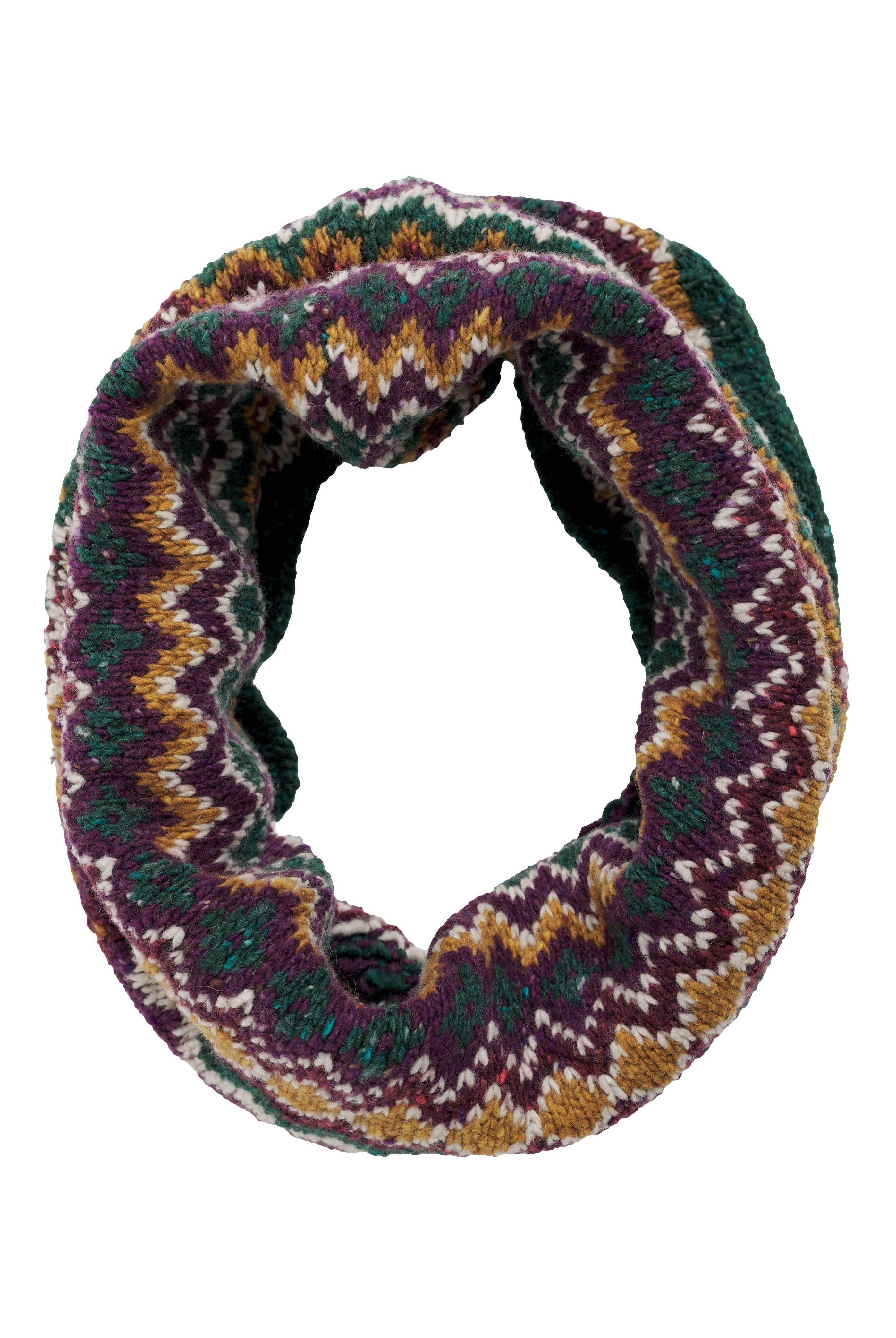 Seasalt Weatherhill Fair Isle Wool Blend Snood - Modernist Dark Wreckage Multi B-AC37549_37121_OS