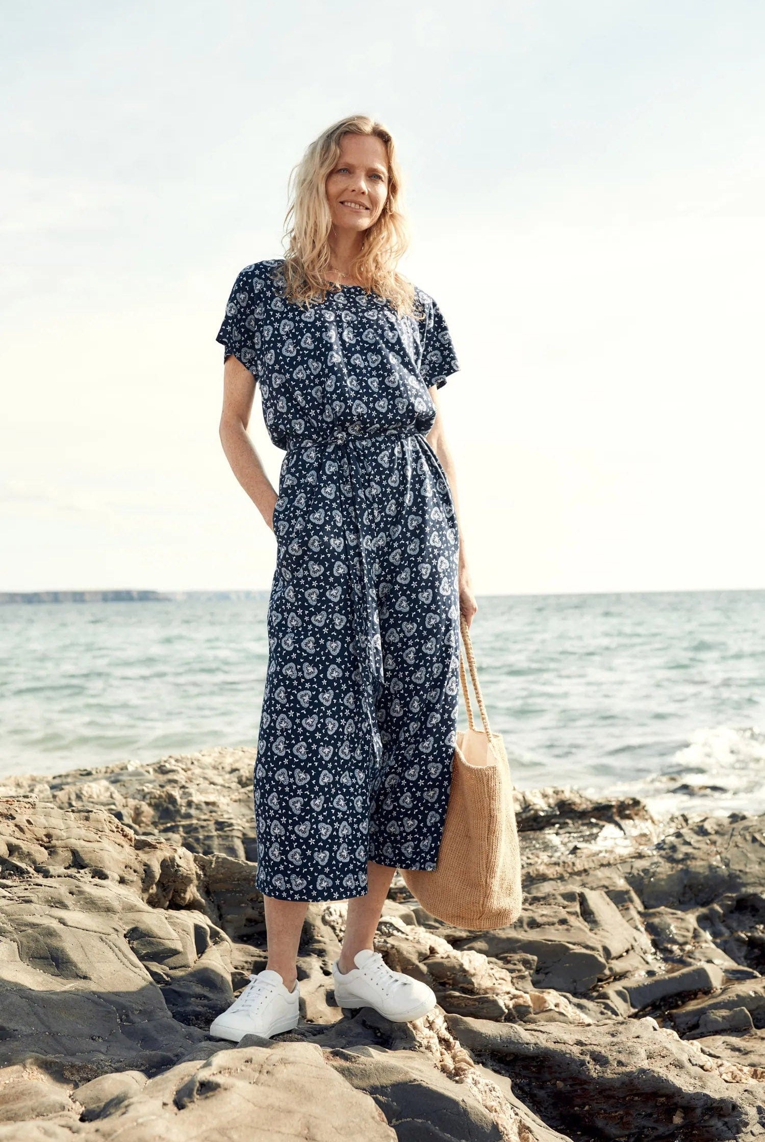 Seasalt Westlight Jumpsuit - Dandelion Head Maritime