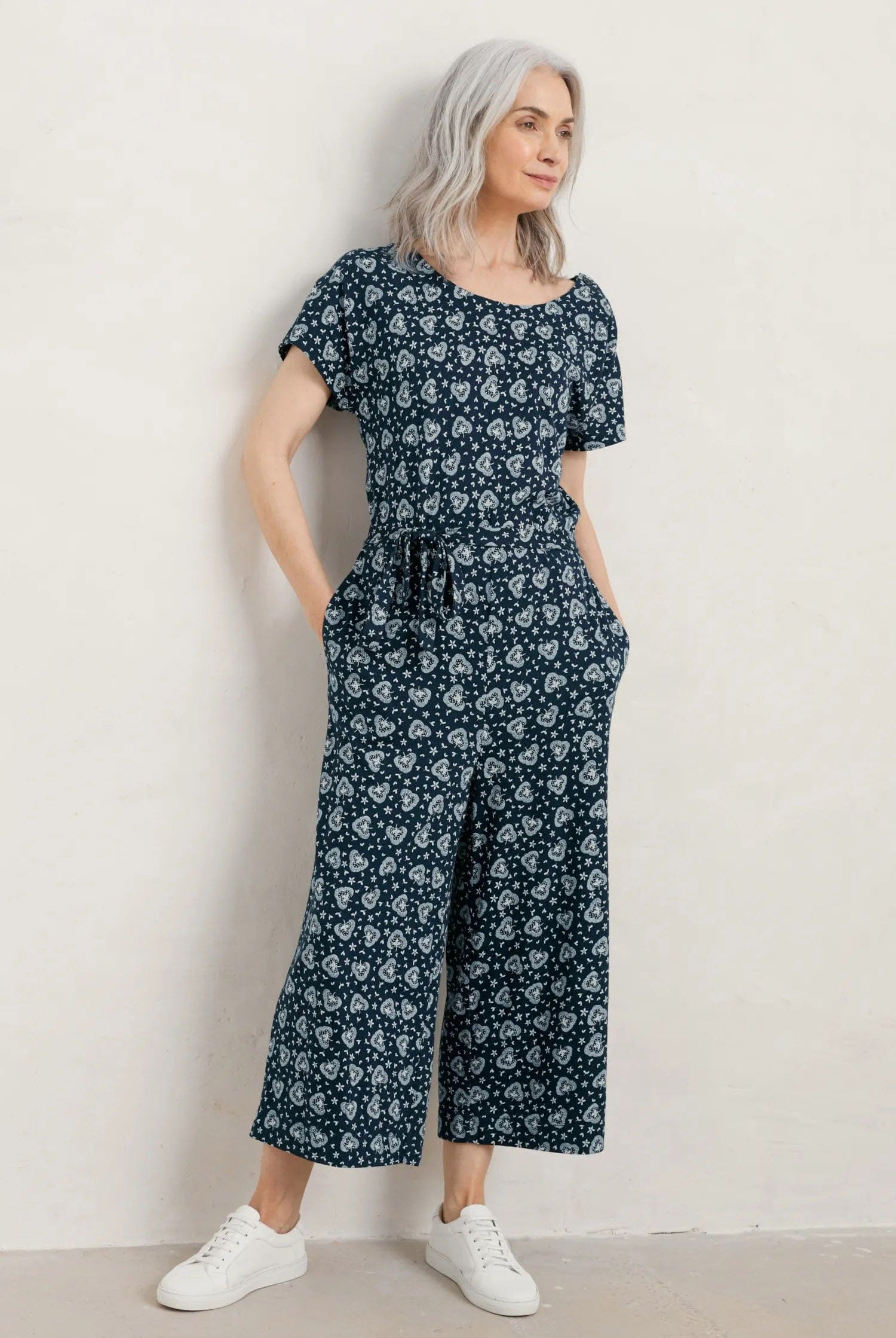 Seasalt Westlight Jumpsuit - Dandelion Head Maritime