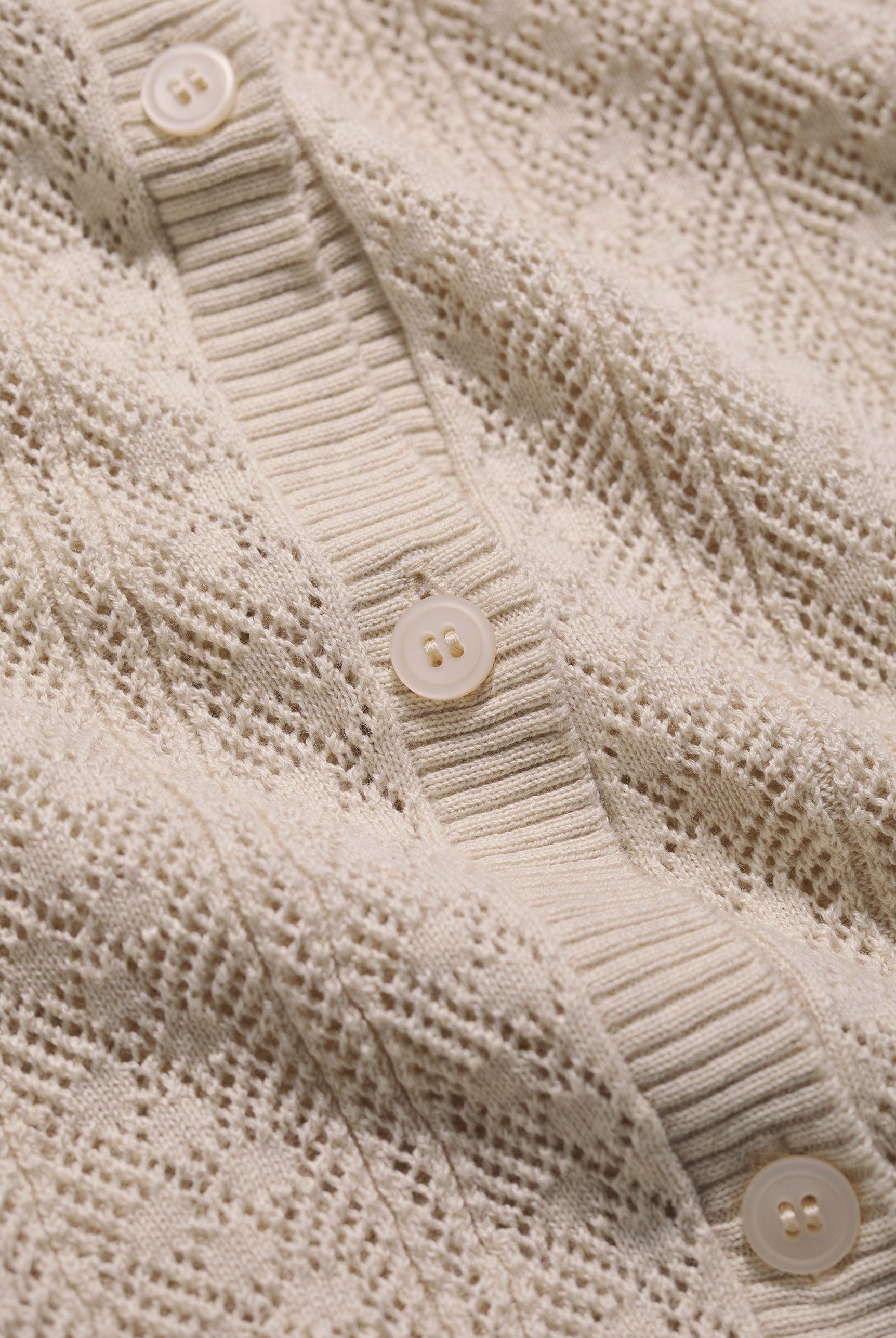 Seasalt Willowing Pointelle Cardigan - Chalk