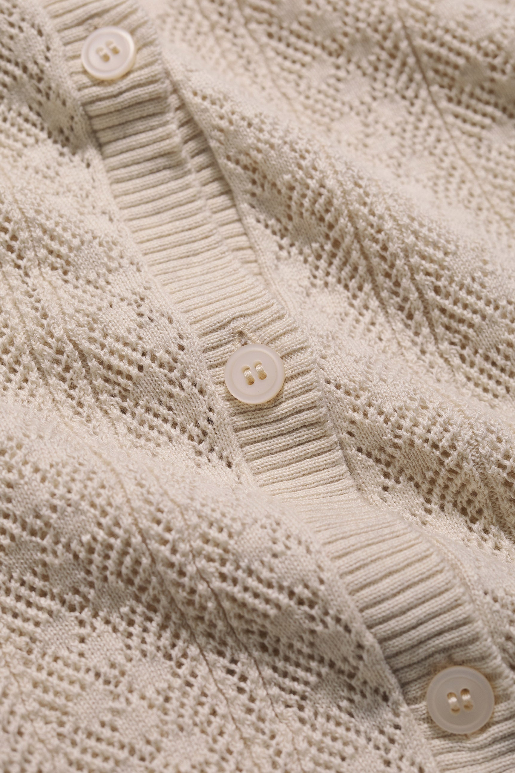 Seasalt Willowing Pointelle Cardigan - Chalk