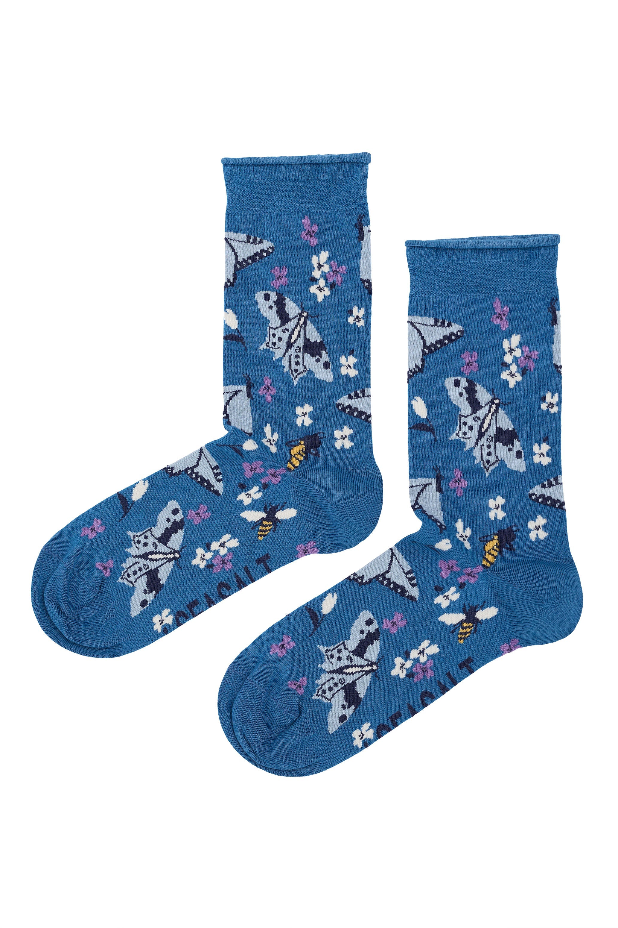 Seasalt Women's Bamboo Arty Socks - Wing Flower Shore B-AC17165_37334_OS