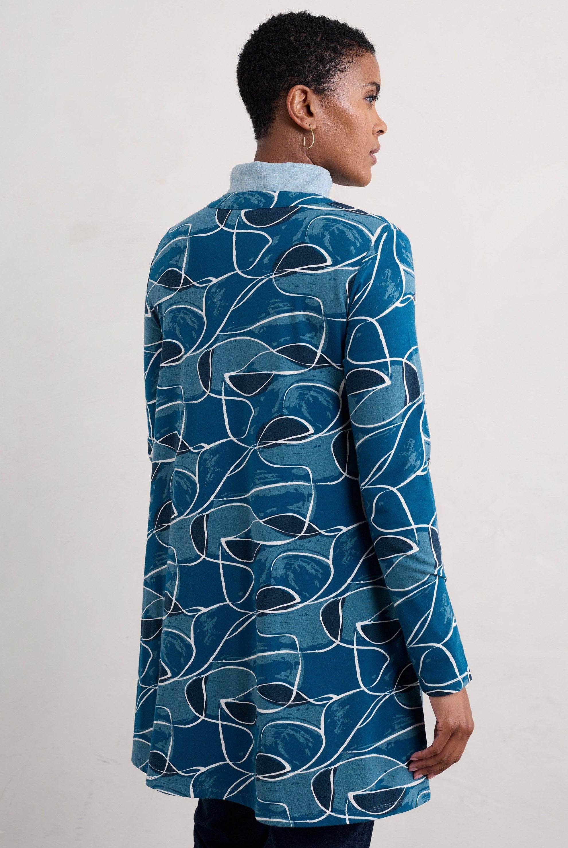 Seasalt Wreathe Tunic - Coves Abstract Galley
