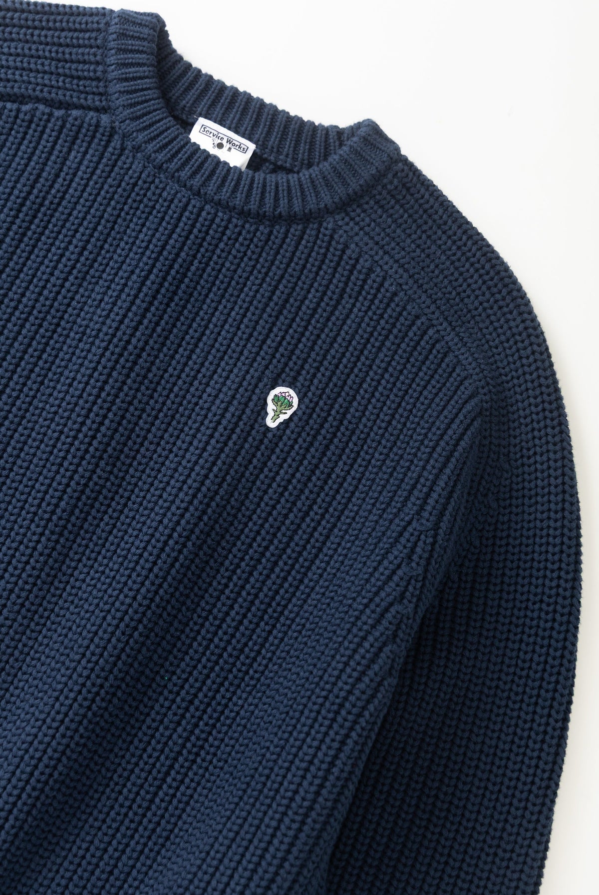 Service Works Artichoke Chunky Knit - Navy