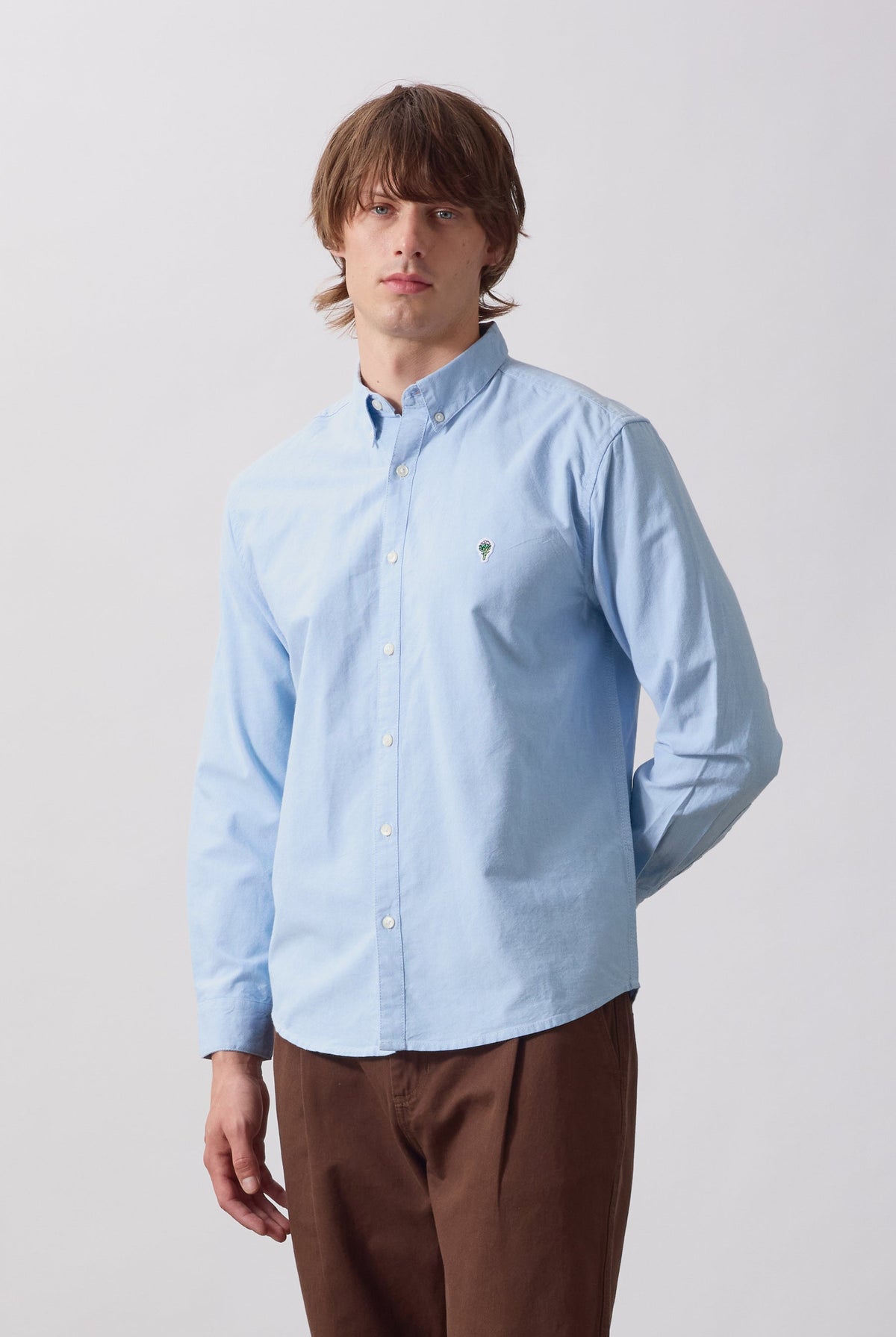 Service Works Artichoke Oxford Shirt - Blue
