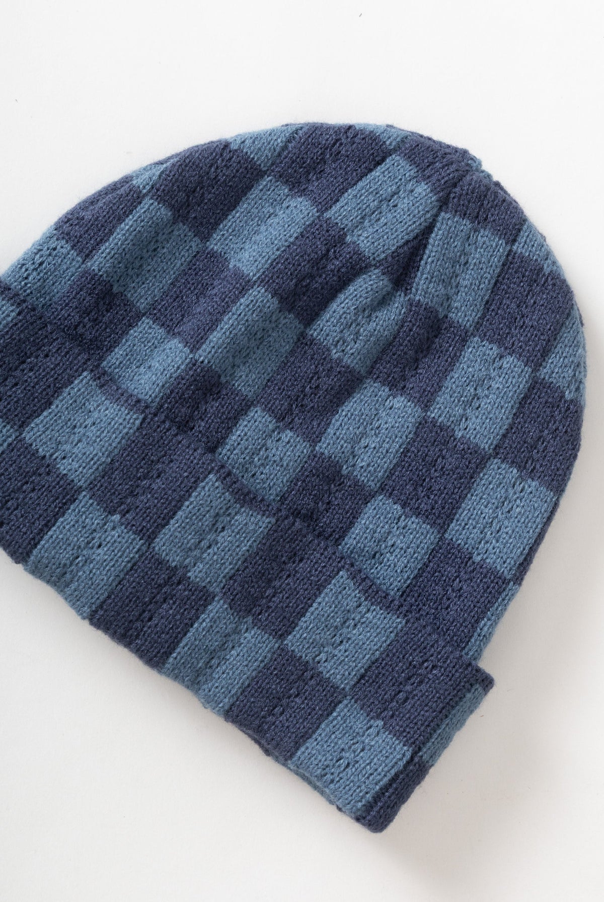 Service Works Chunky Check Beanie - Navy SW380_NVY_OS