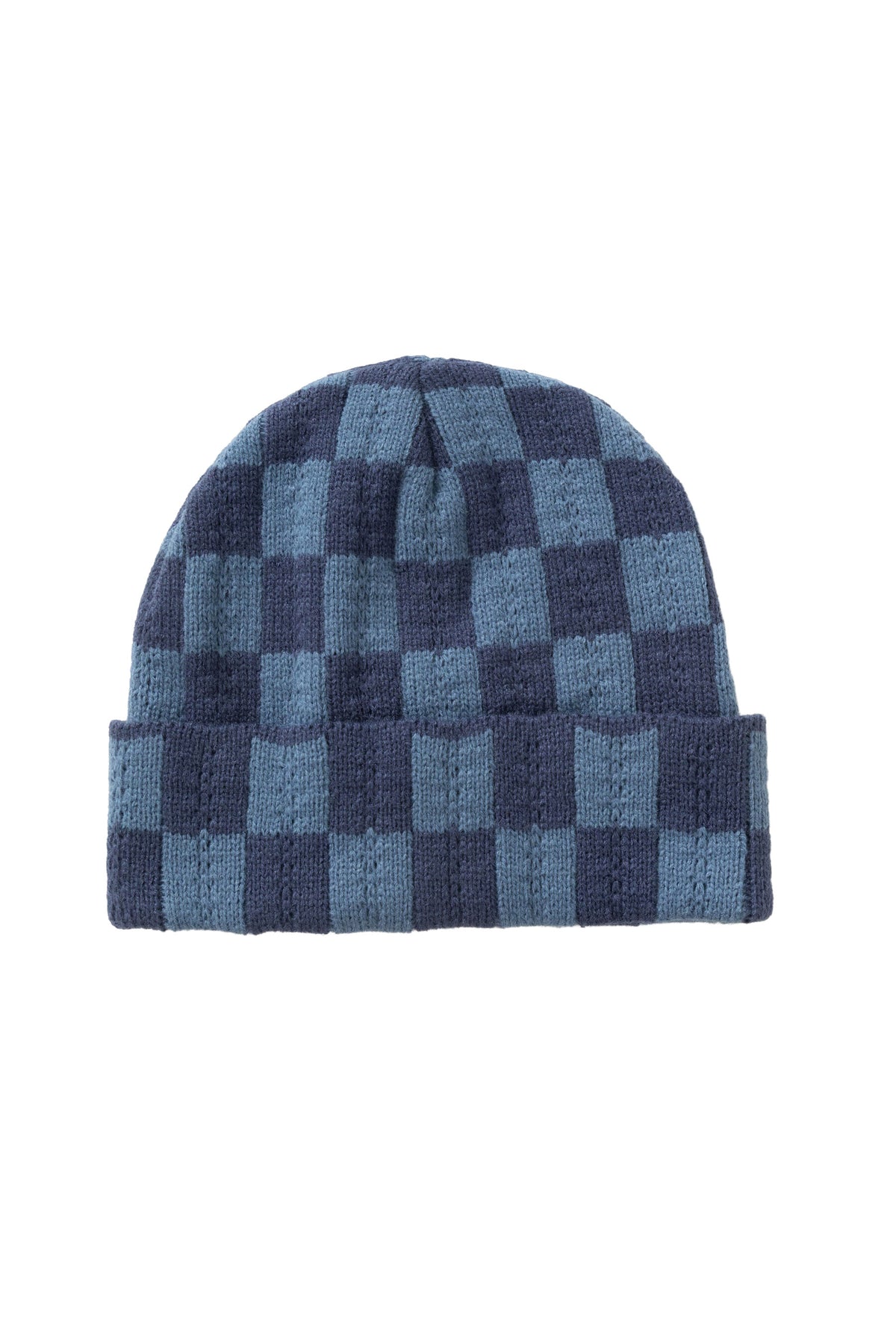Service Works Chunky Check Beanie - Navy SW380_NVY_OS