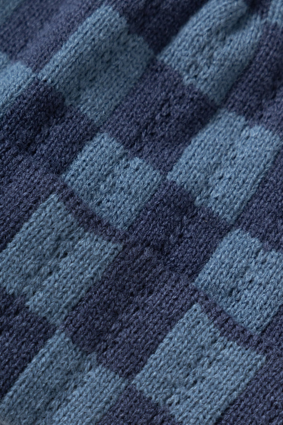 Service Works Chunky Check Beanie - Navy SW380_NVY_OS
