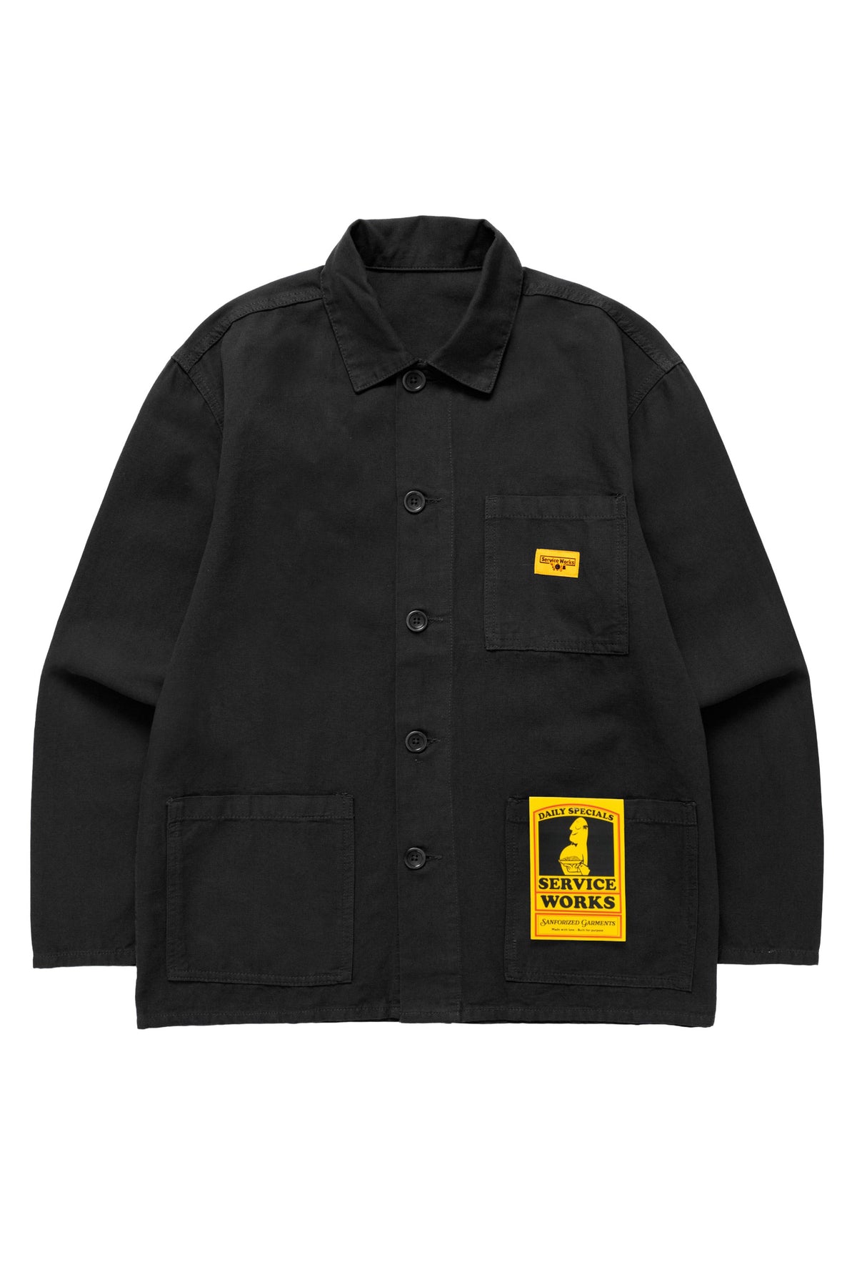 Service Works Classic Chore Shirt - Black