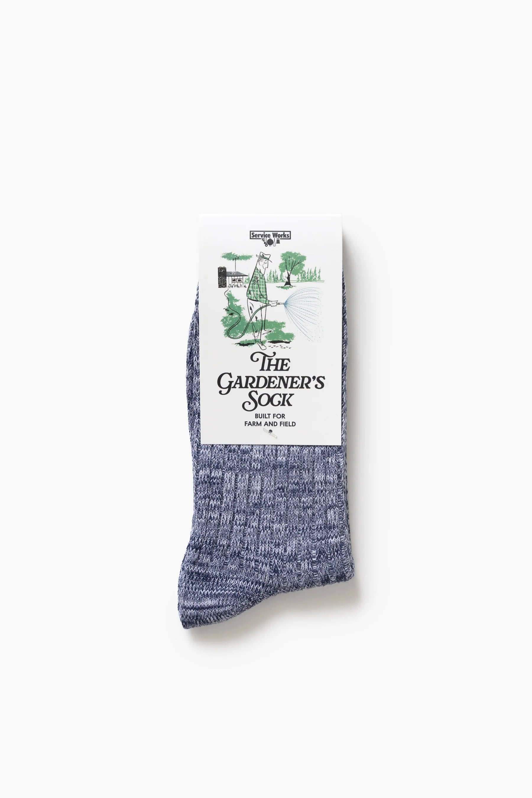 Service Works The Gardener's Sock - Navy SW180_NVY_OS