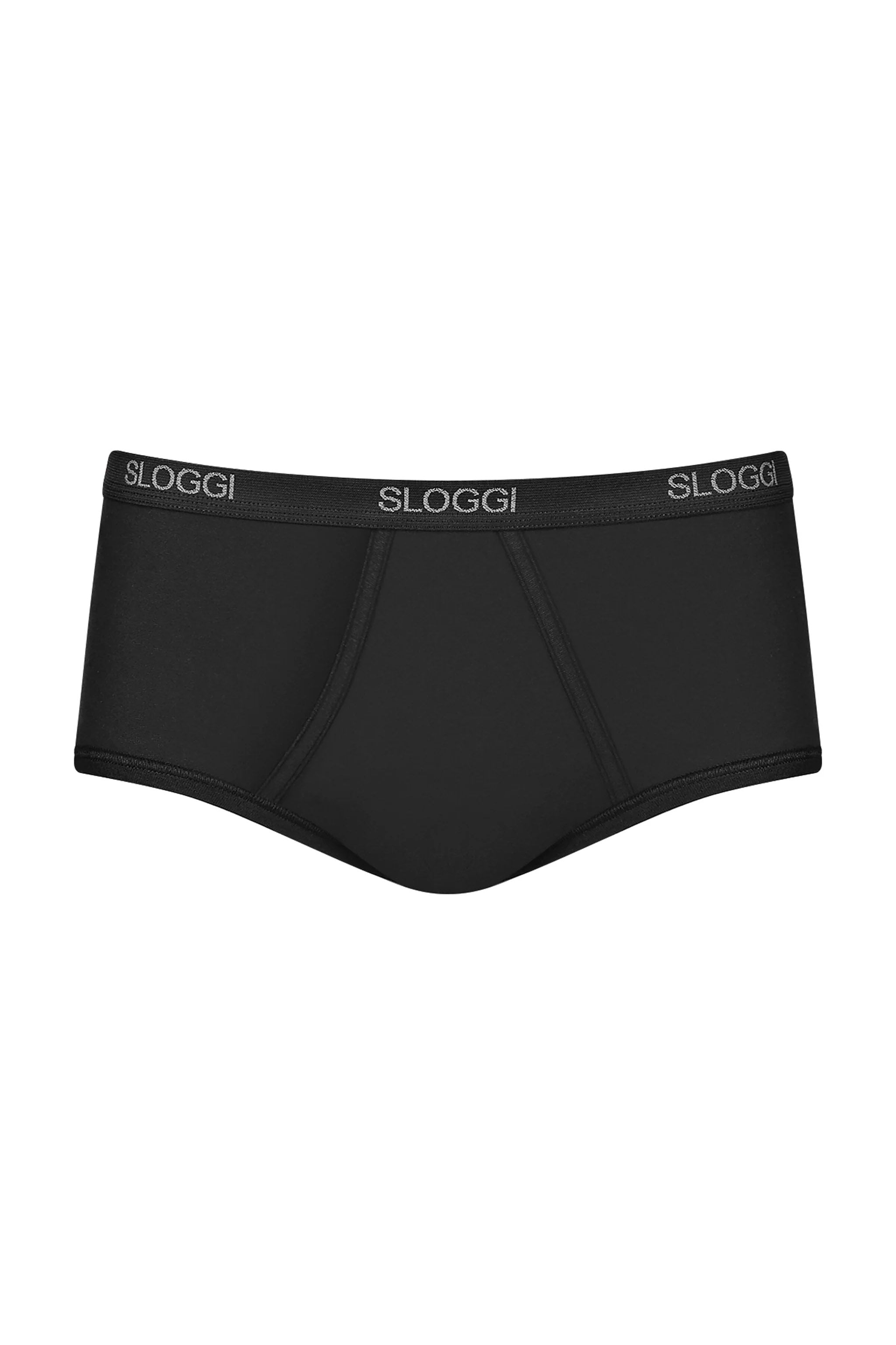 Sloggi Mens Basic Maxi Briefs - 1 Pack - Black