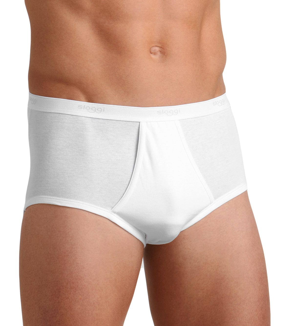 Sloggi Mens Basic Maxi Briefs - 1 Pack - White