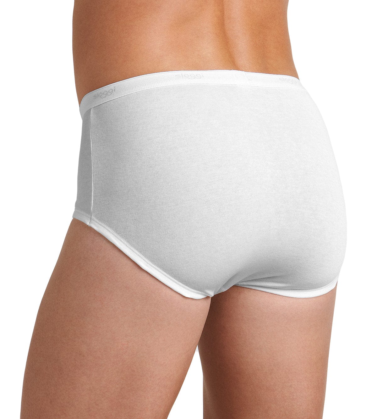 Sloggi Mens Basic Maxi Briefs - 1 Pack - White