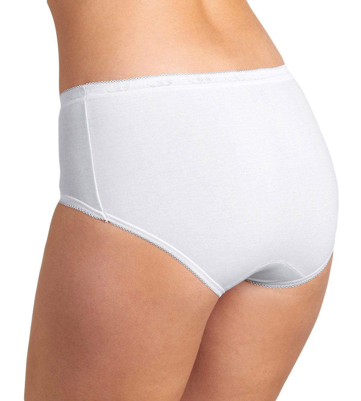 Sloggi Womens Basic Midi Brief - 4 Pack - White