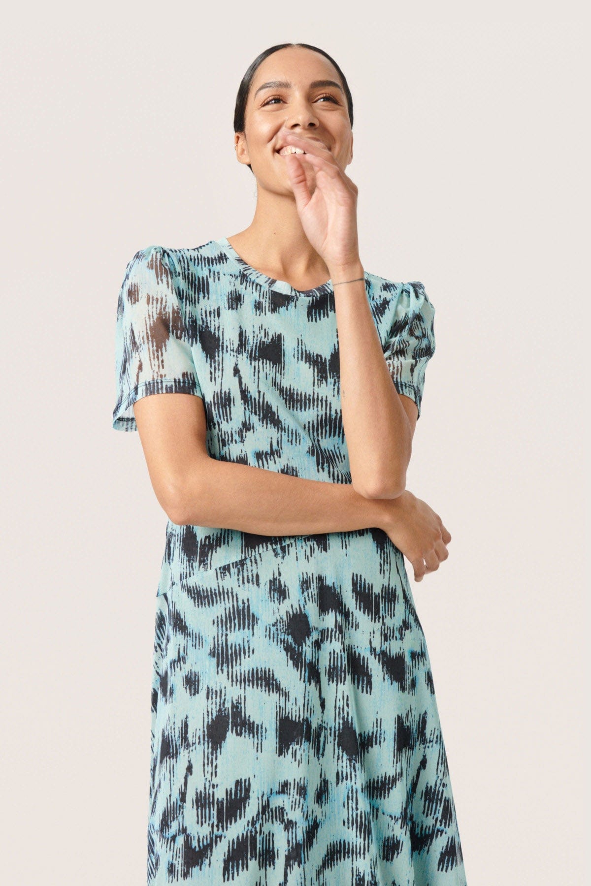 Soaked in Luxury Anaika Maxi Dress - Sea Jet Diffusion Print