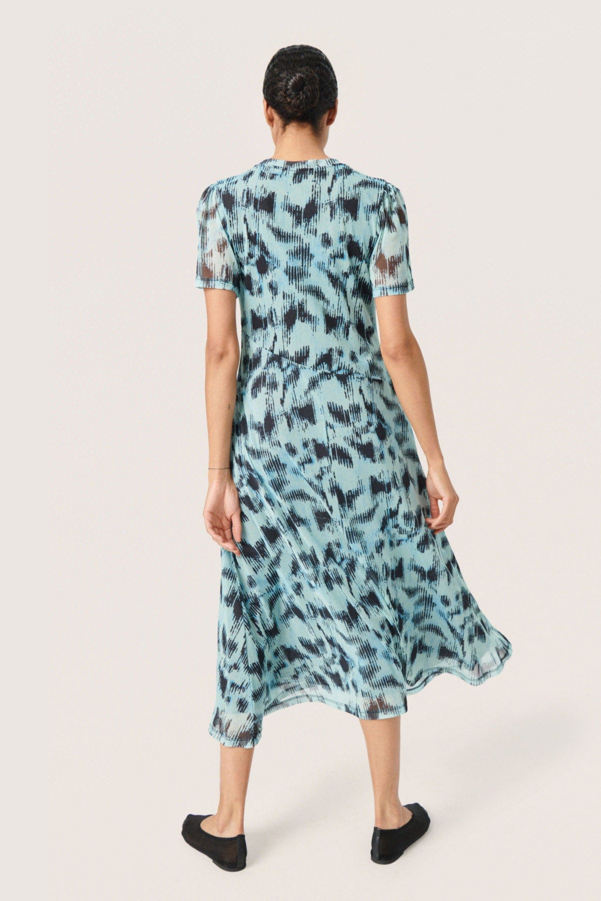 Soaked in Luxury Anaika Maxi Dress - Sea Jet Diffusion Print