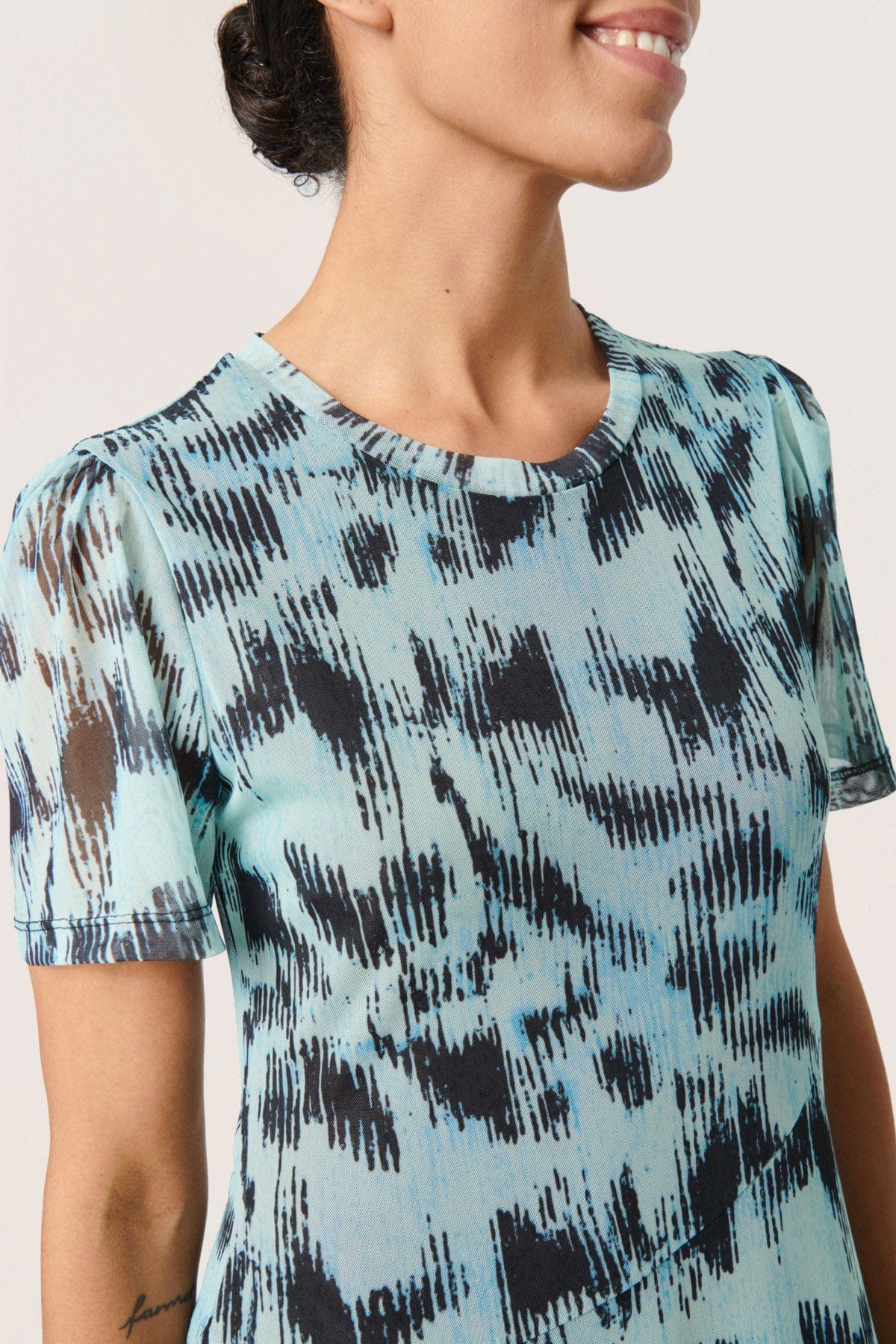 Soaked in Luxury Anaika Maxi Dress - Sea Jet Diffusion Print