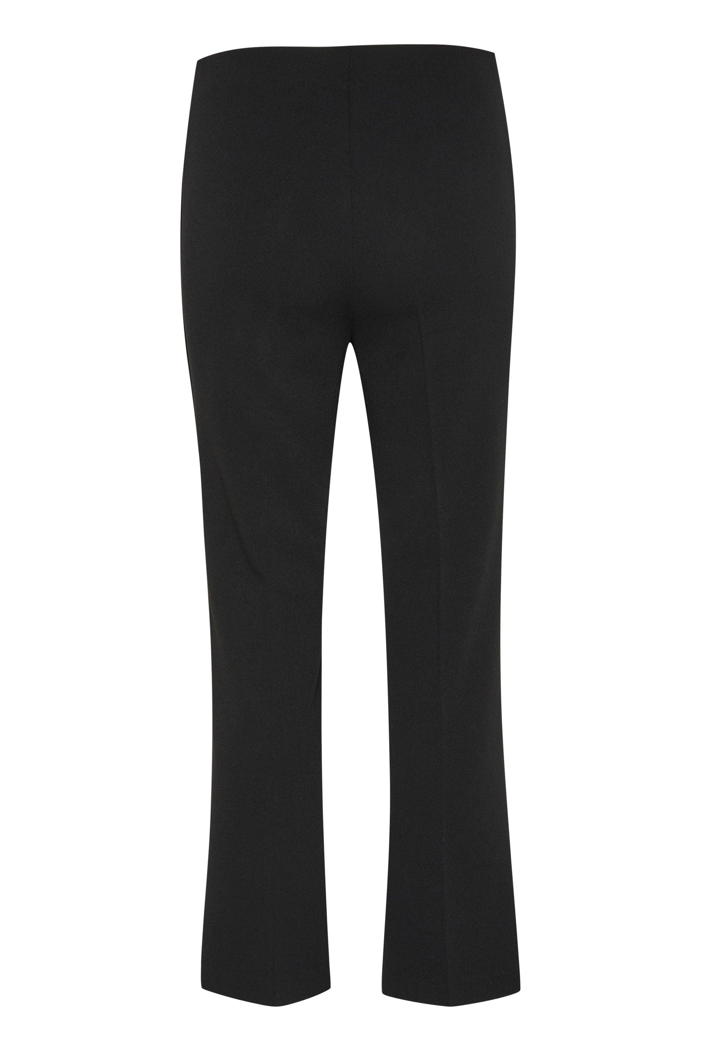 Soaked in Luxury Bea Kaylee Kick Flare Trousers - Black