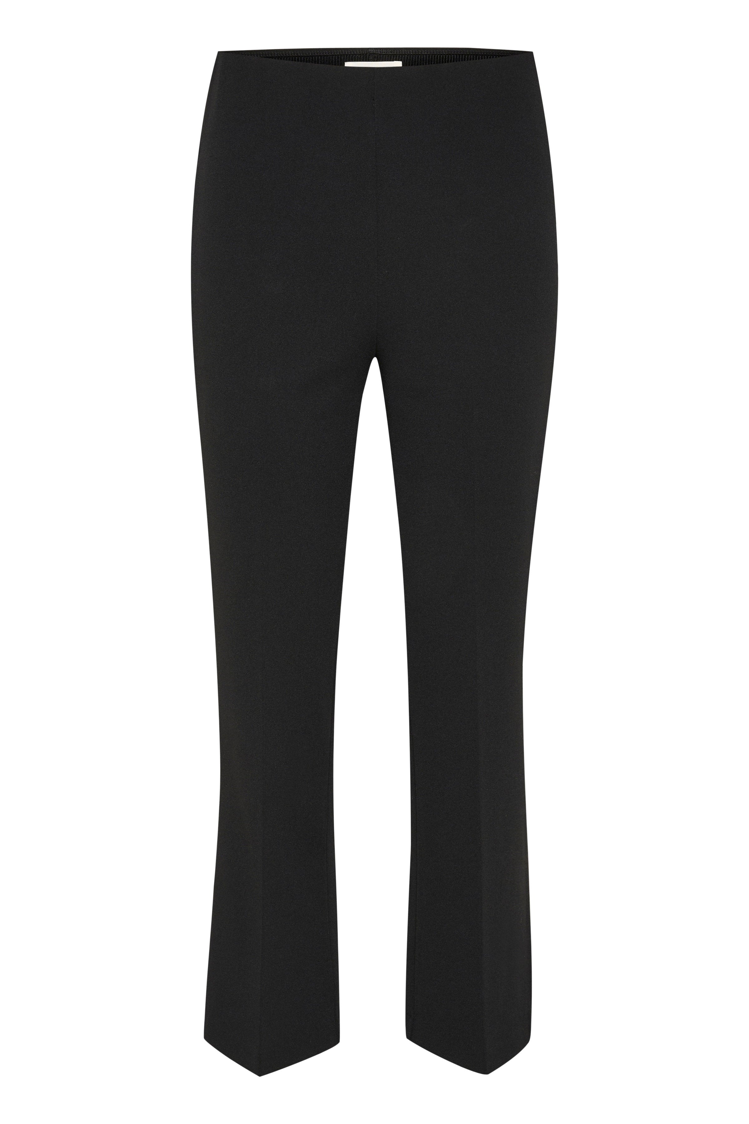 Soaked in Luxury Bea Kaylee Kick Flare Trousers - Black