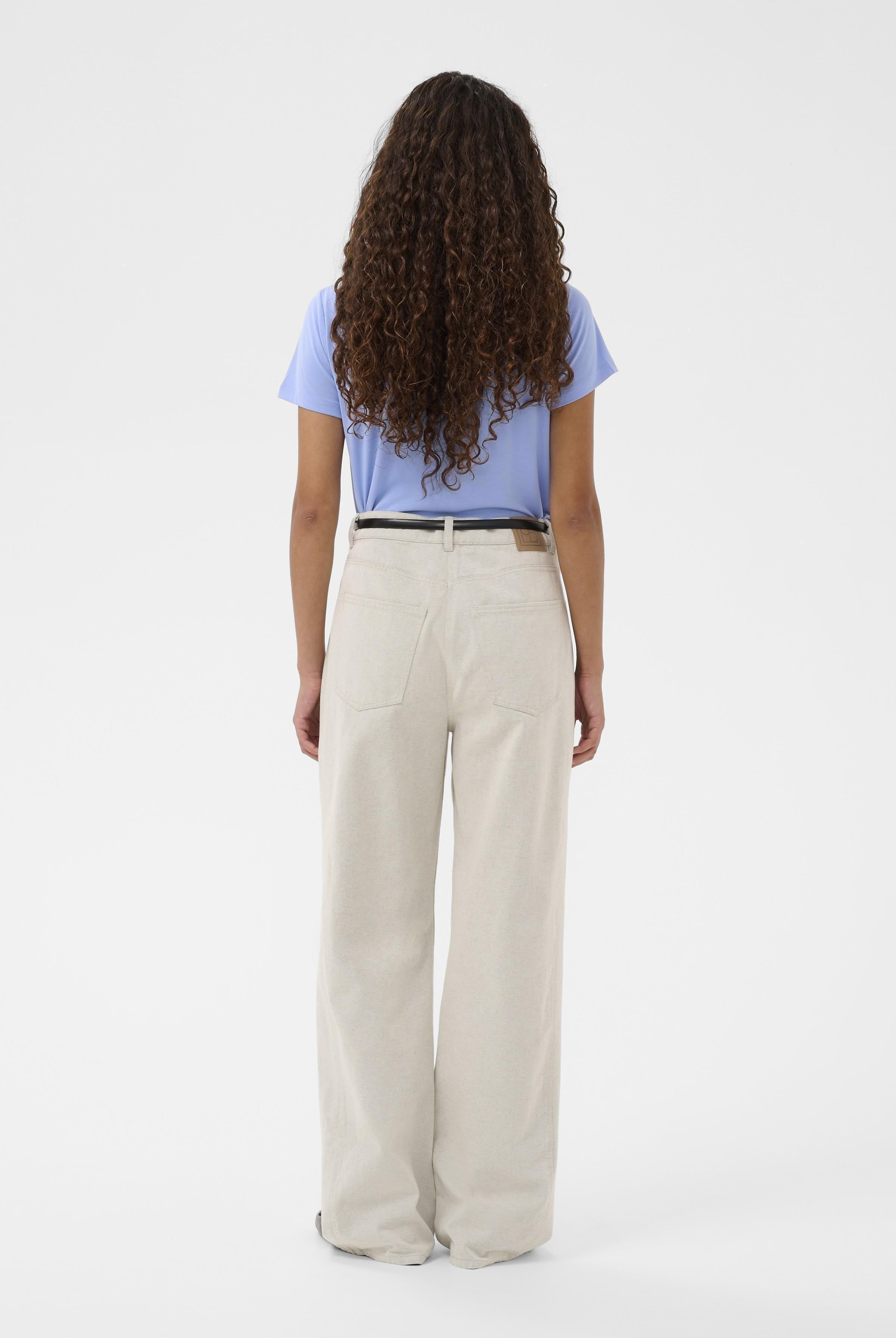 Soaked in Luxury Columbine Modal Blend V-Neck T-Shirt - Hydrangea