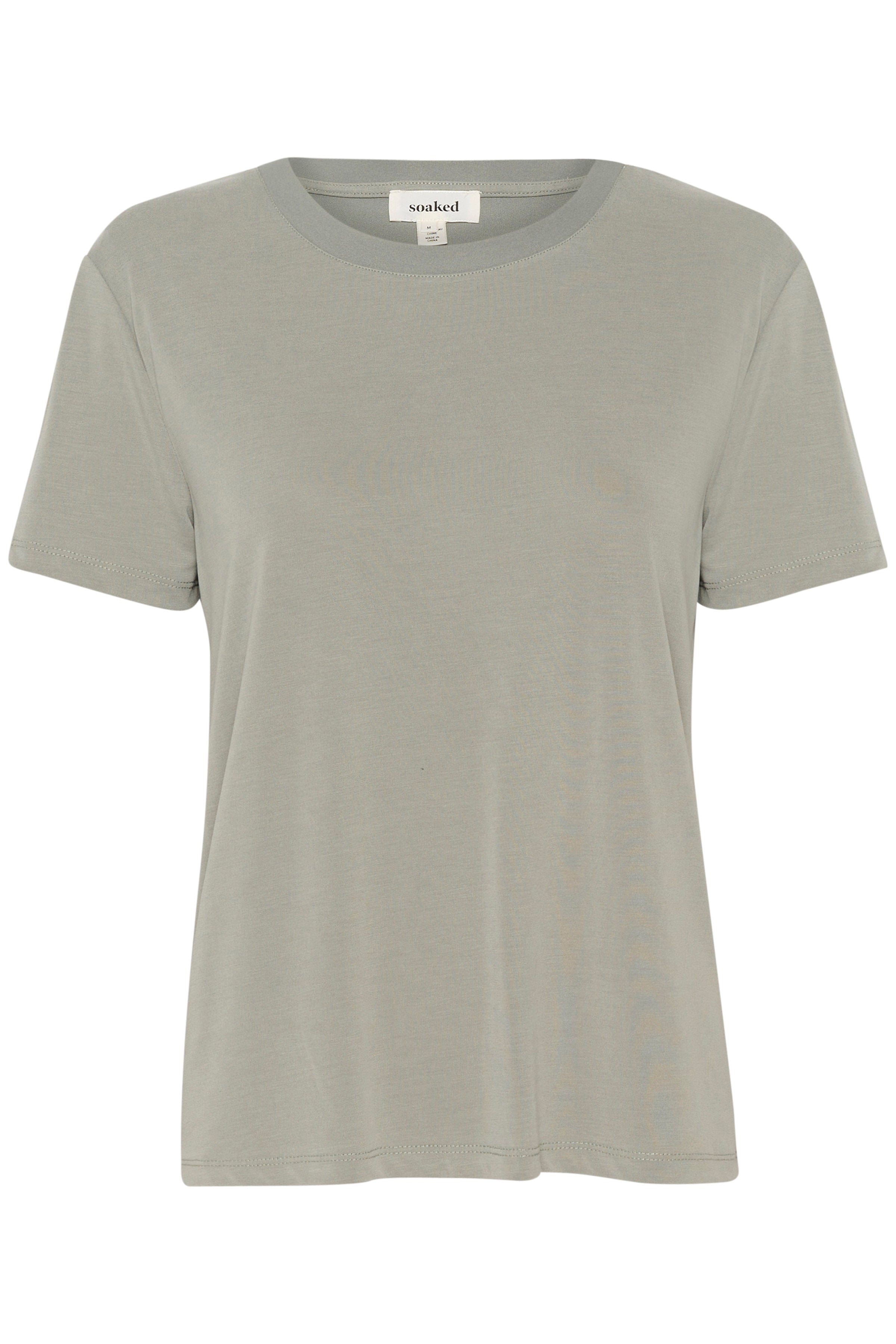 Soaked in Luxury Columbine Short Sleeve T-Shirt - Shadow