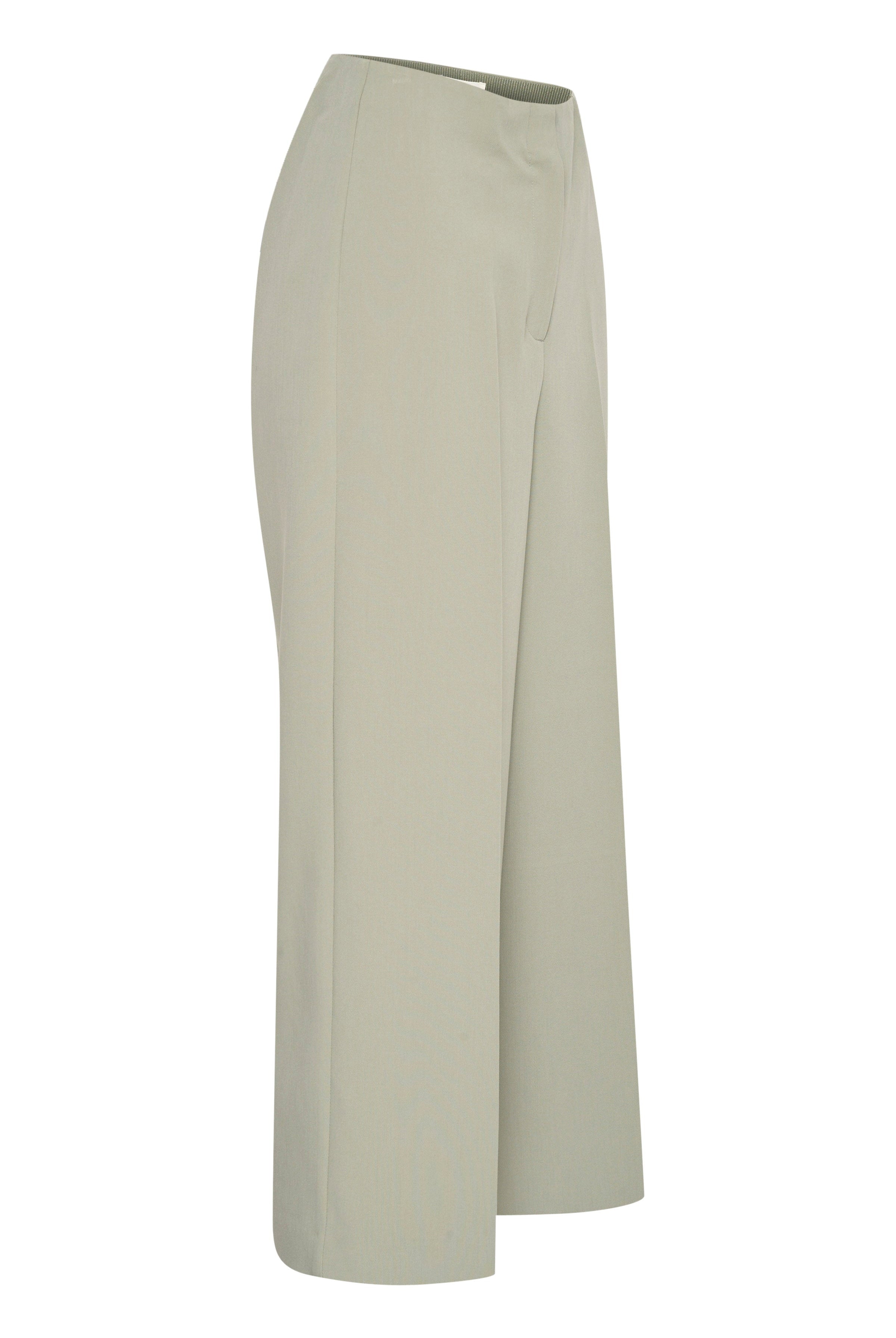 Soaked in Luxury Corinne Wide Cropped Trousers - Shadow