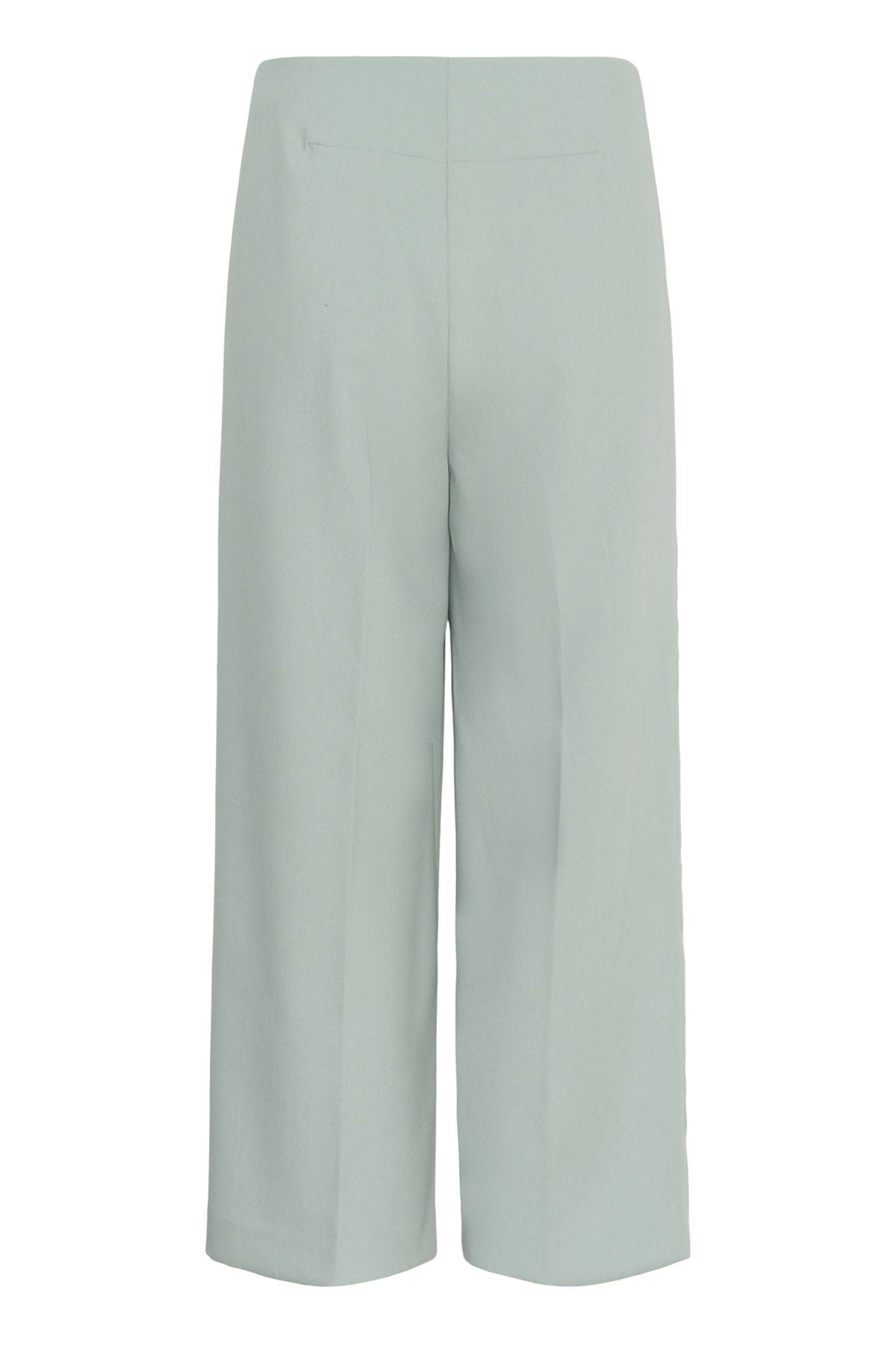 Soaked in Luxury Corinne Wide Cropped Trousers - Silver Blue