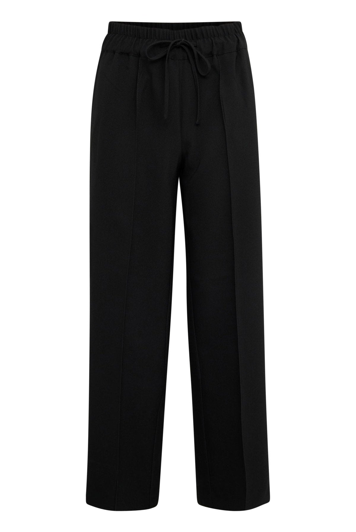 Soaked in Luxury Eureka Elasticated Waist Trousers - Black