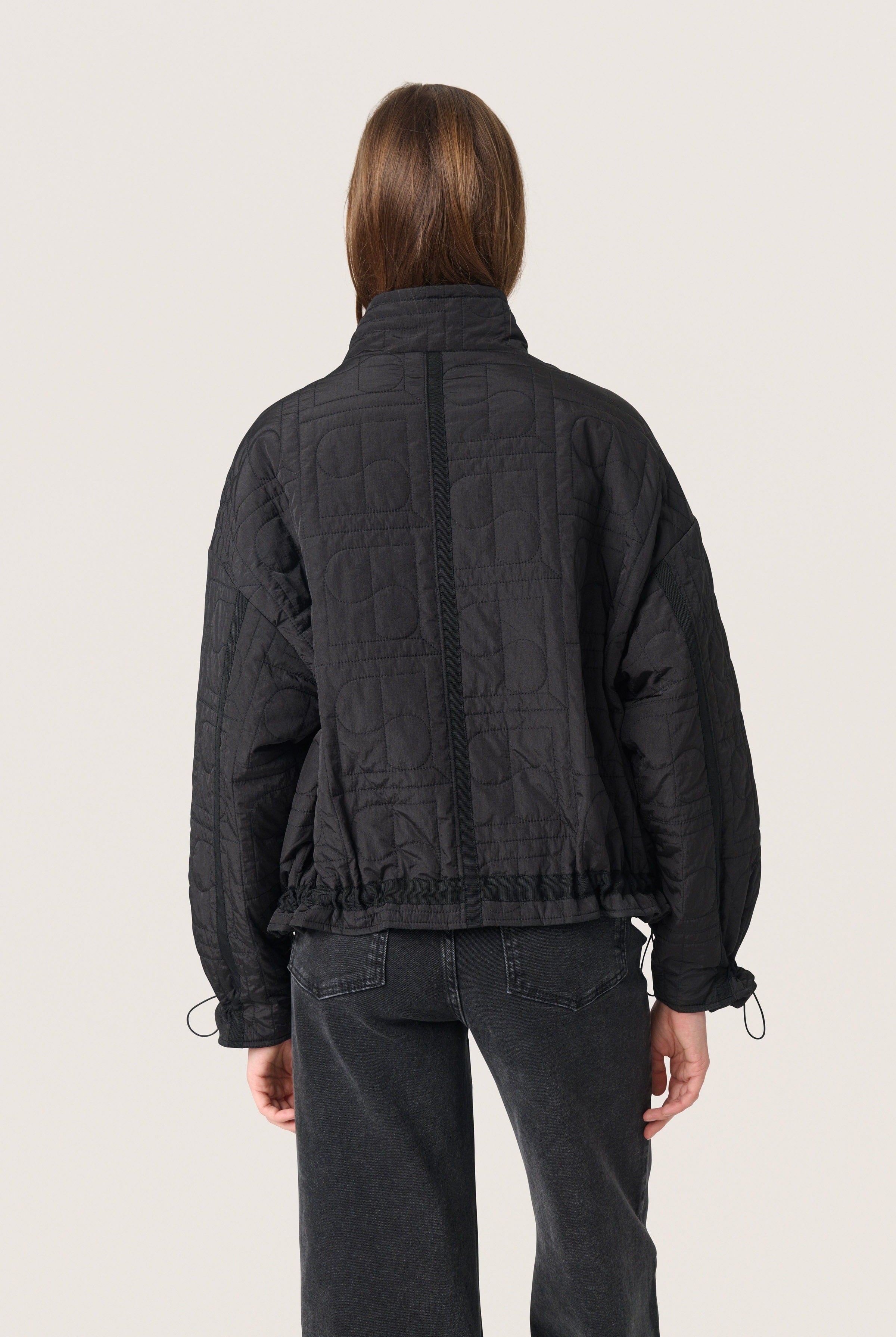 Soaked in Luxury Jackline Quilted Short Jacket - Black
