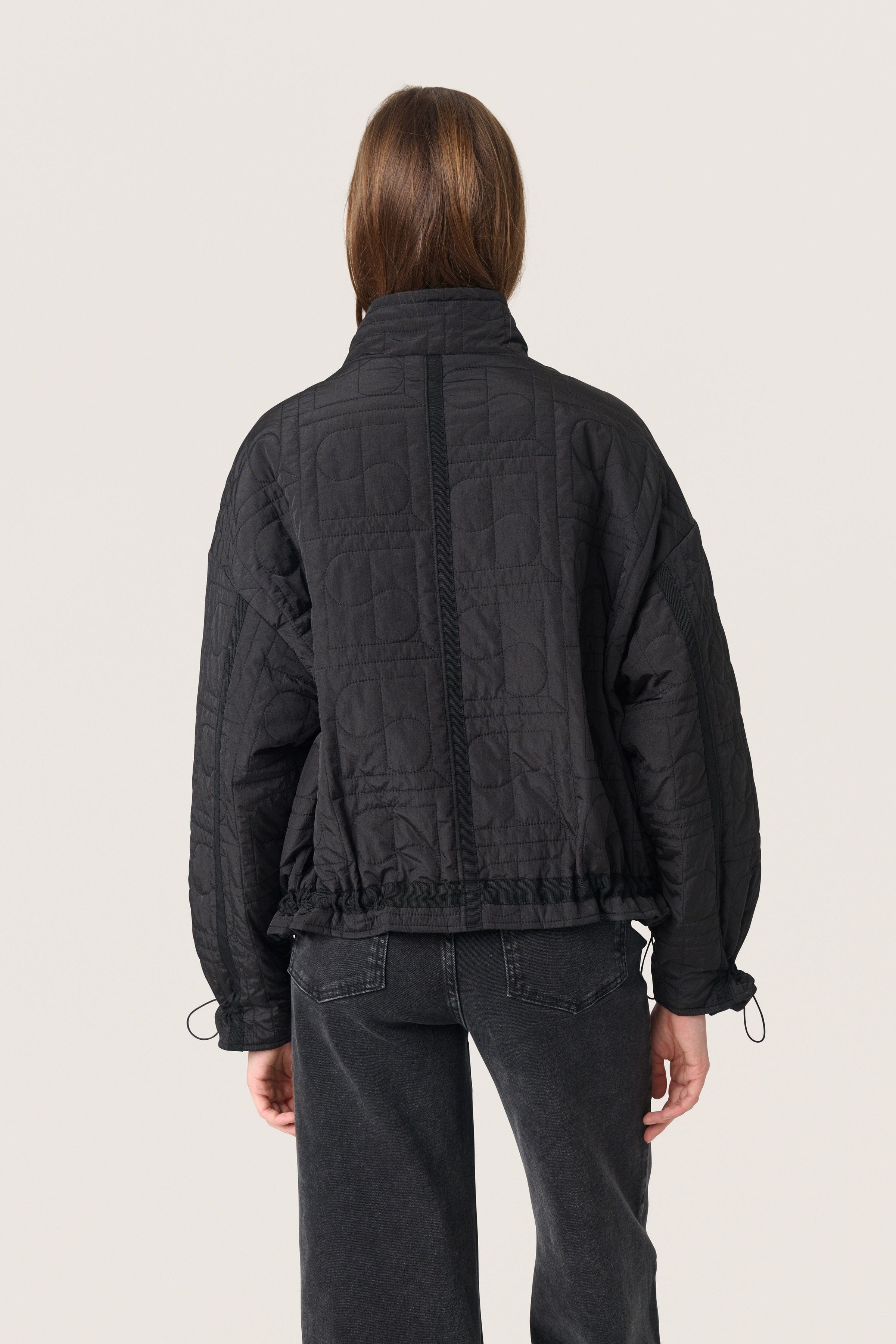 Soaked in Luxury Jackline Quilted Short Jacket - Black