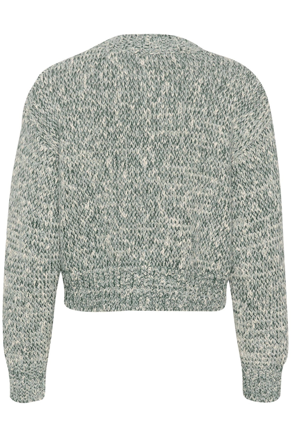 Soaked in Luxury Kamelia Chunky Cardigan - Rain Forest Melange